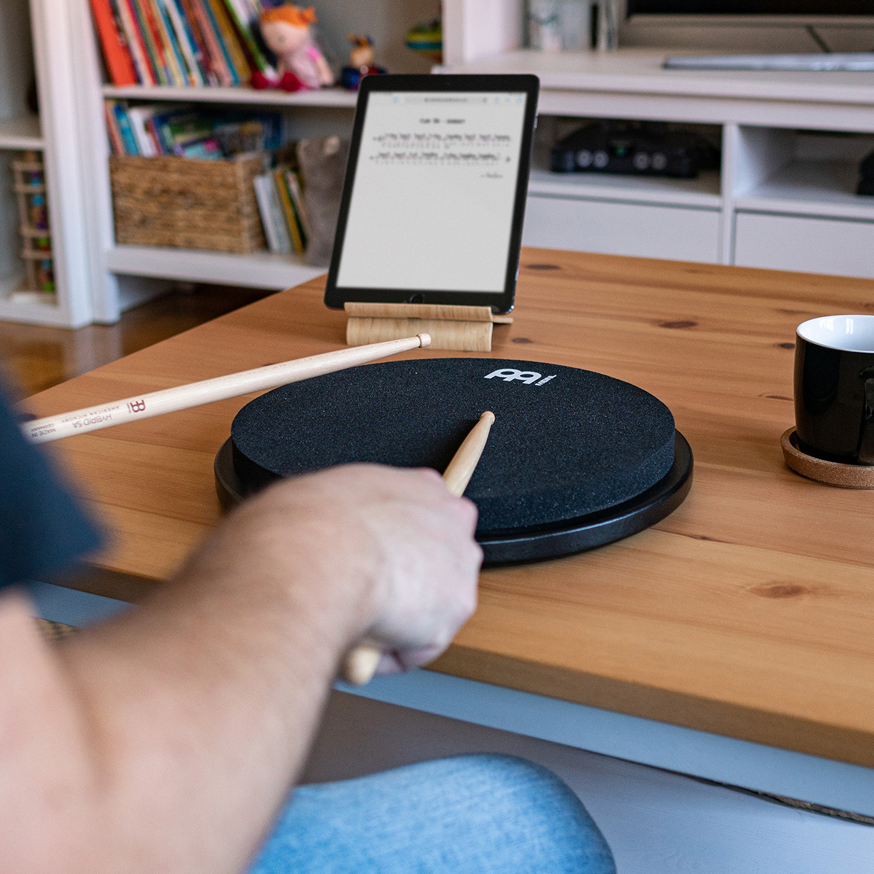 MEINL Cymbals Marshmallow Practice Pad - 12"
 (MMP12BK)