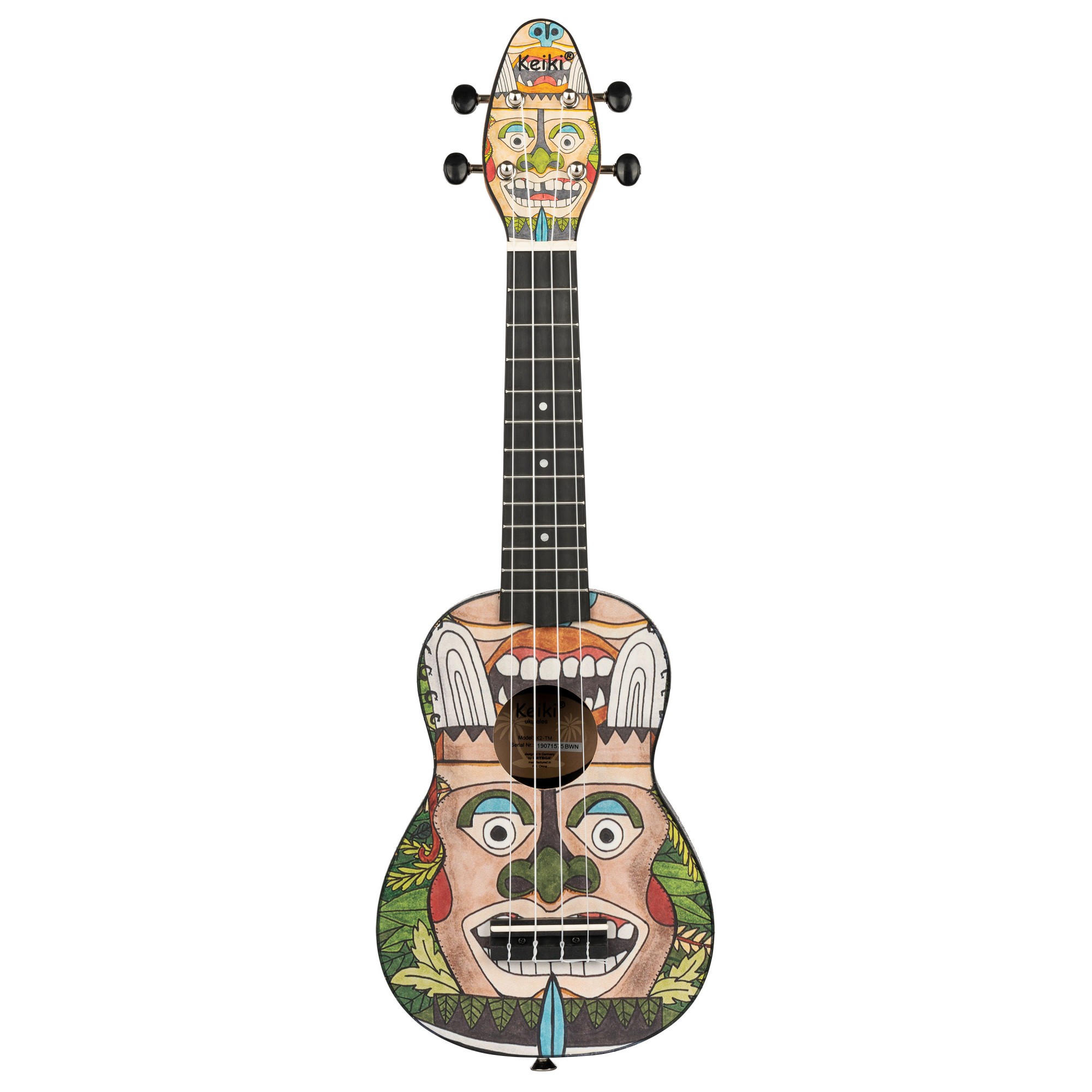KEIKI K2 Serie Sopran Ukulele Set - Agathis / ABS Totem (K2-TM)