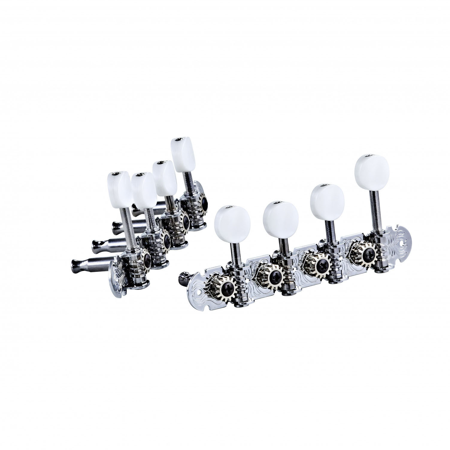 ORTEGA F-Style Mandolin Premium Tuning Machines - Chrome (OTMMAPREM-CR)