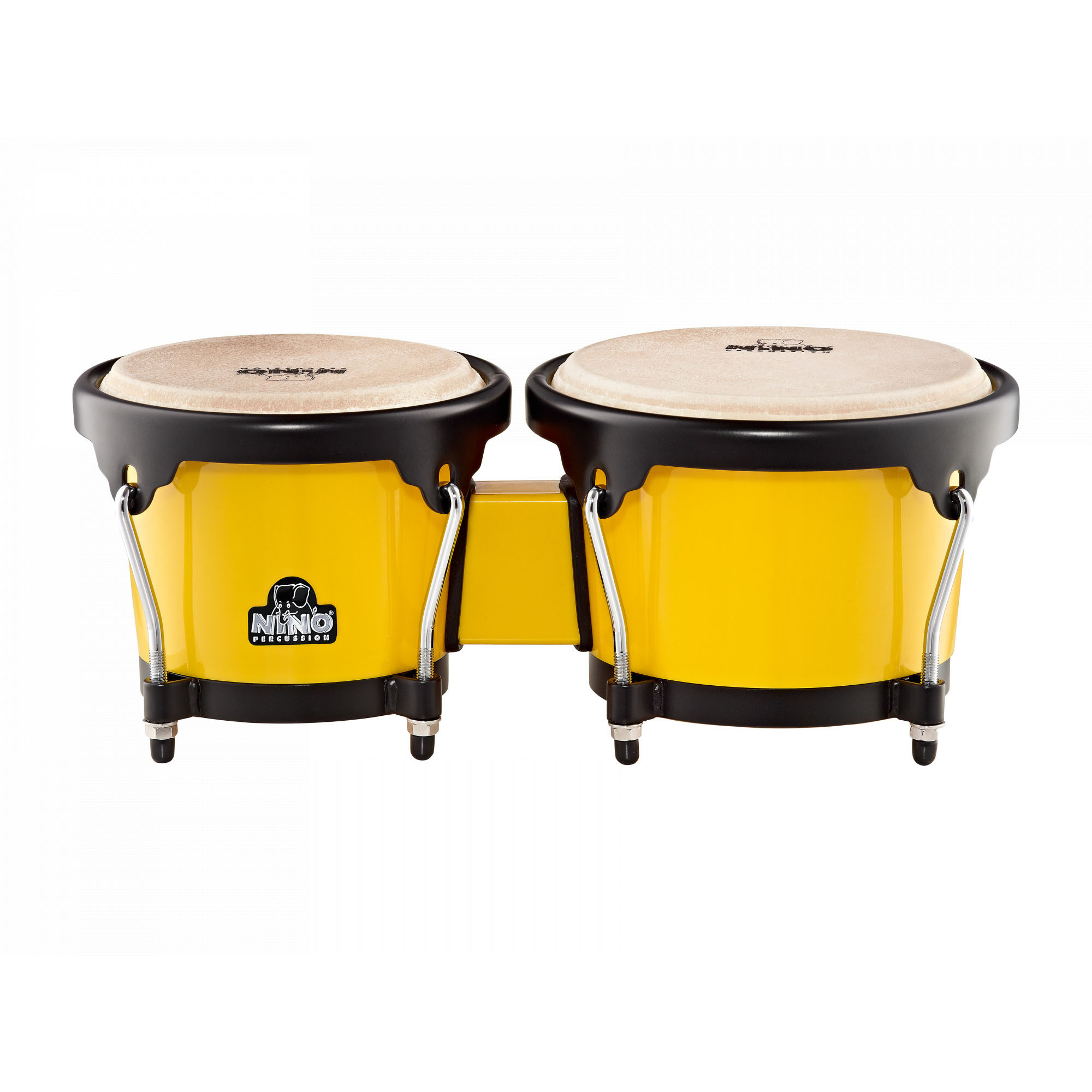 NINO Percussion Molded ABS Bongo Plus - 6 1/2" & 7 1/2" (NINO17Y-BK)