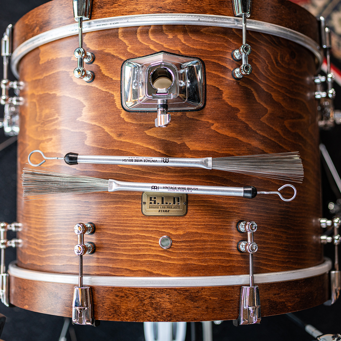 MEINL Stick & Brush Vintage Wire Brush - 0.013" Wire Abstand (SB309)