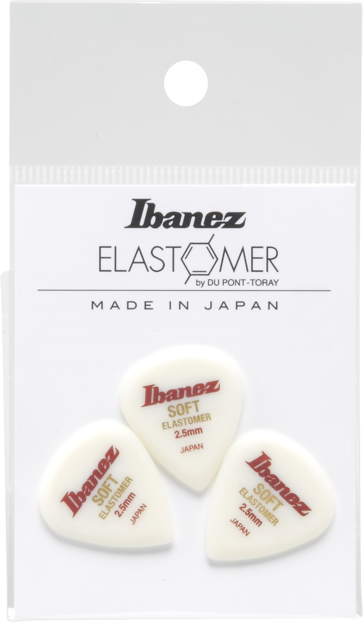 IBANEZ Elastomer Picks - 3er Pack (BELJ1ST25)