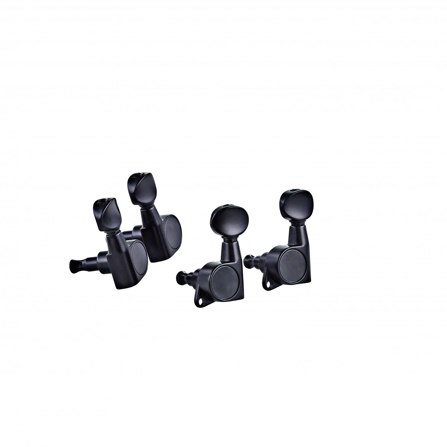 ORTEGA Die-Cast Ukulele Tuning Machines - Gloss Black (OTMUKDC-GB)