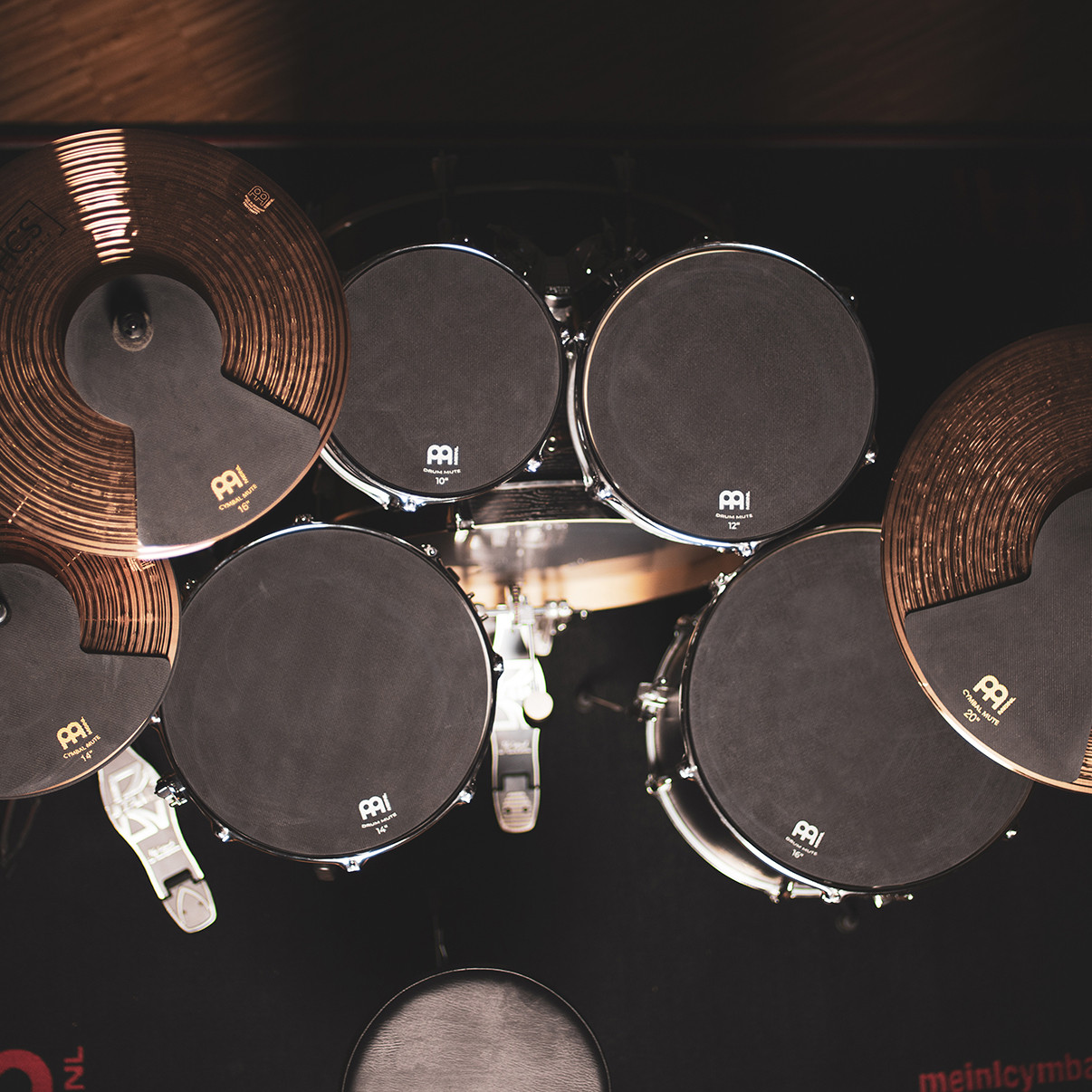 MEINL Cymbals Cymbal Mute Set - 14"/16"/20" (MCM-141620)