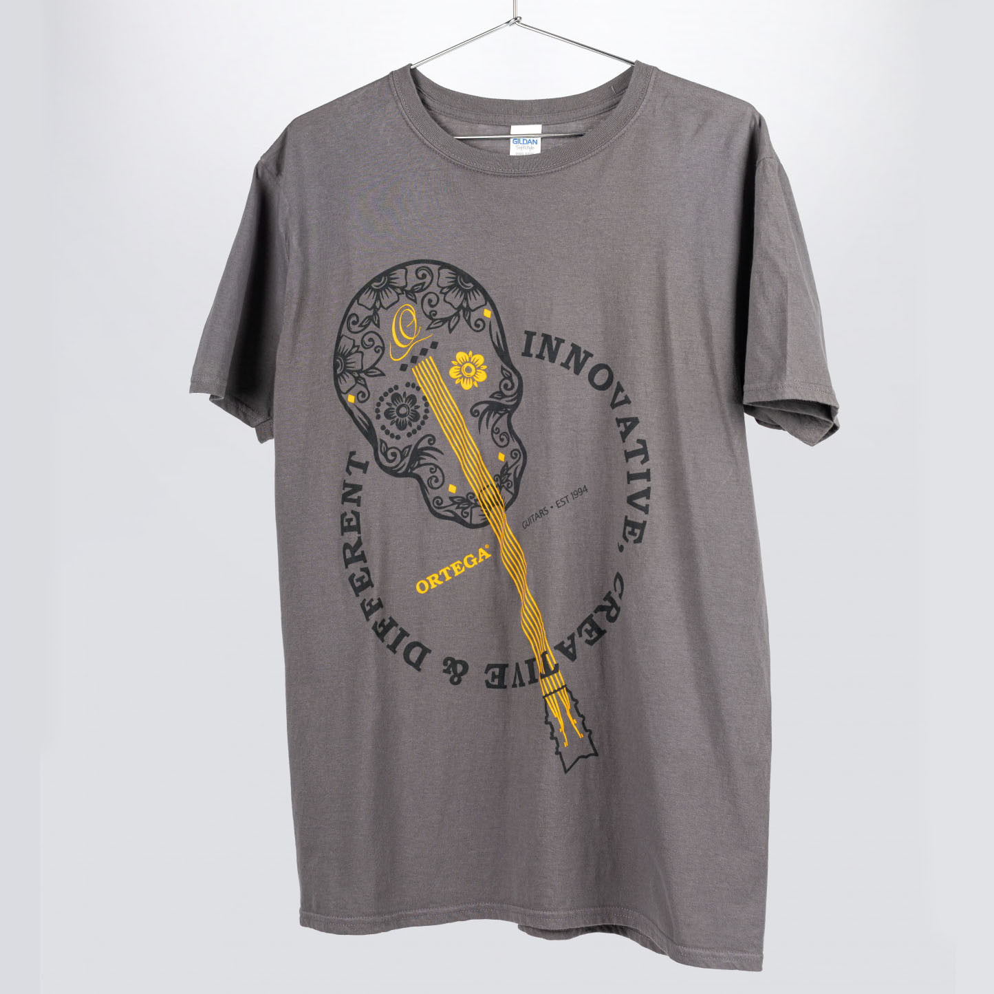 ORTEGA T-Shirt "Skull" - Charcoal (OSKULL-CO-XL)