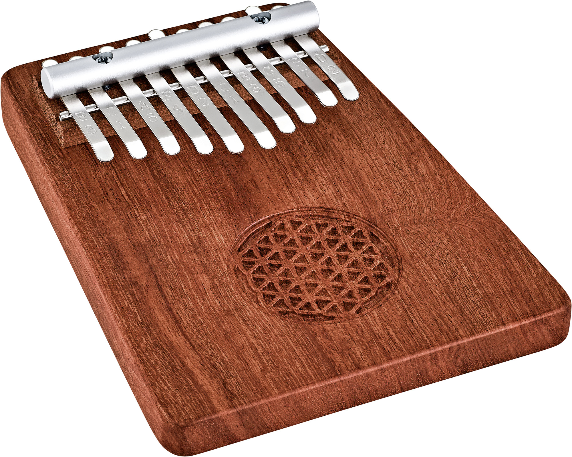 Meinl Sonic Energy Solid "Flower of Life" Kalimba - 10 Töne / Sambesi-Mammutbaumholz (KL1002FOL)