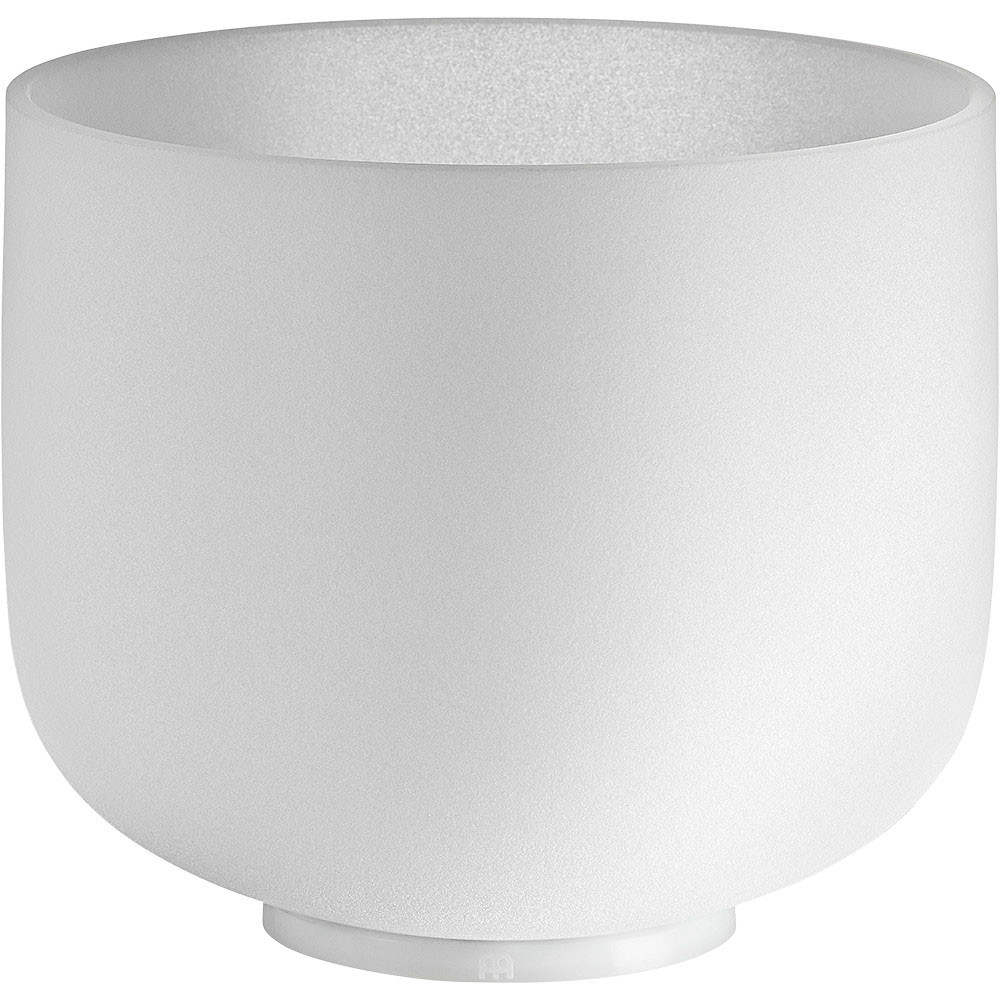 Meinl Sonic Energy 8" white-frosted Crystal Singing Bowl H4, 432 Hz, Kronenchakra (CSB8B)
