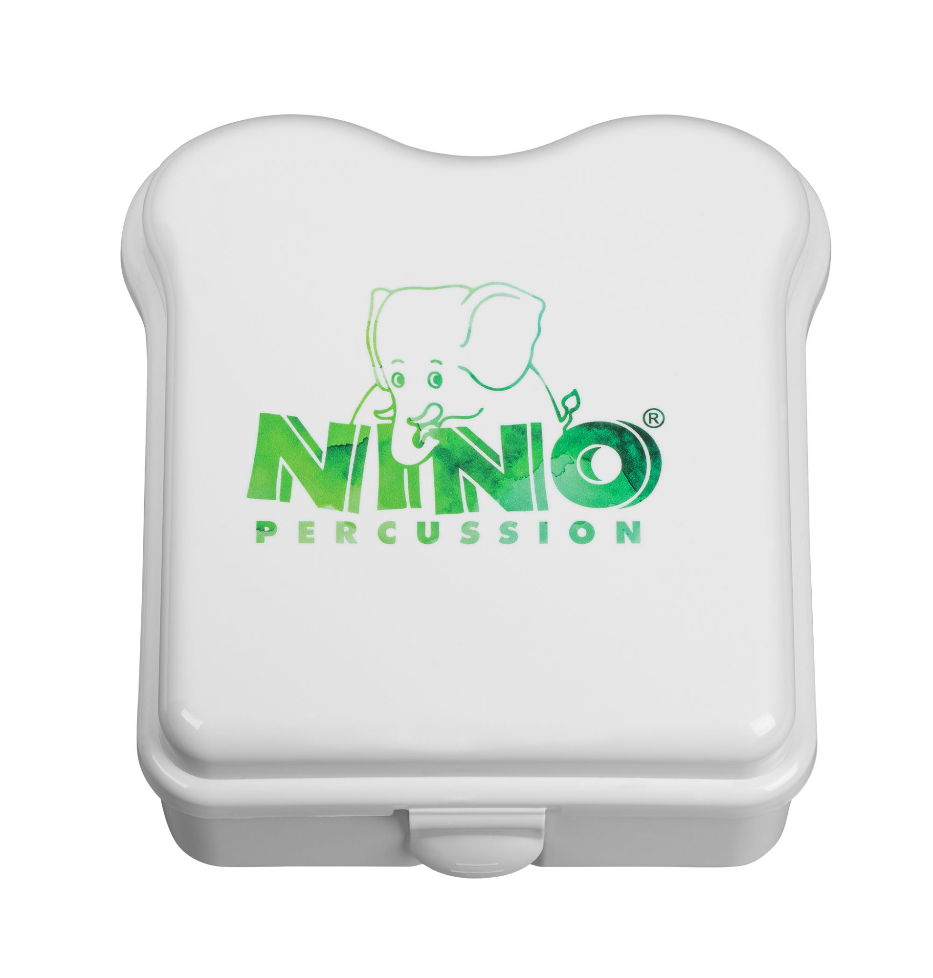 NINO Percussion Sandwichbox weiß - Klick-Verschluss - 0,6 L - BPA-frei (NI-SW-BOX-WH)