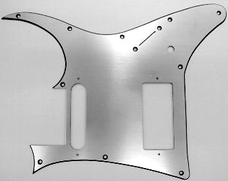 IBANEZ pickguard - Aluminium hairline APEX20 (4PG1MA0028)