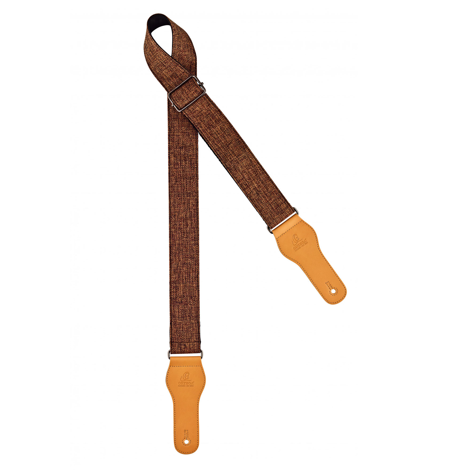 ORTEGA Casual Series Guitar Cotton Strap - Brown (OCS-220)