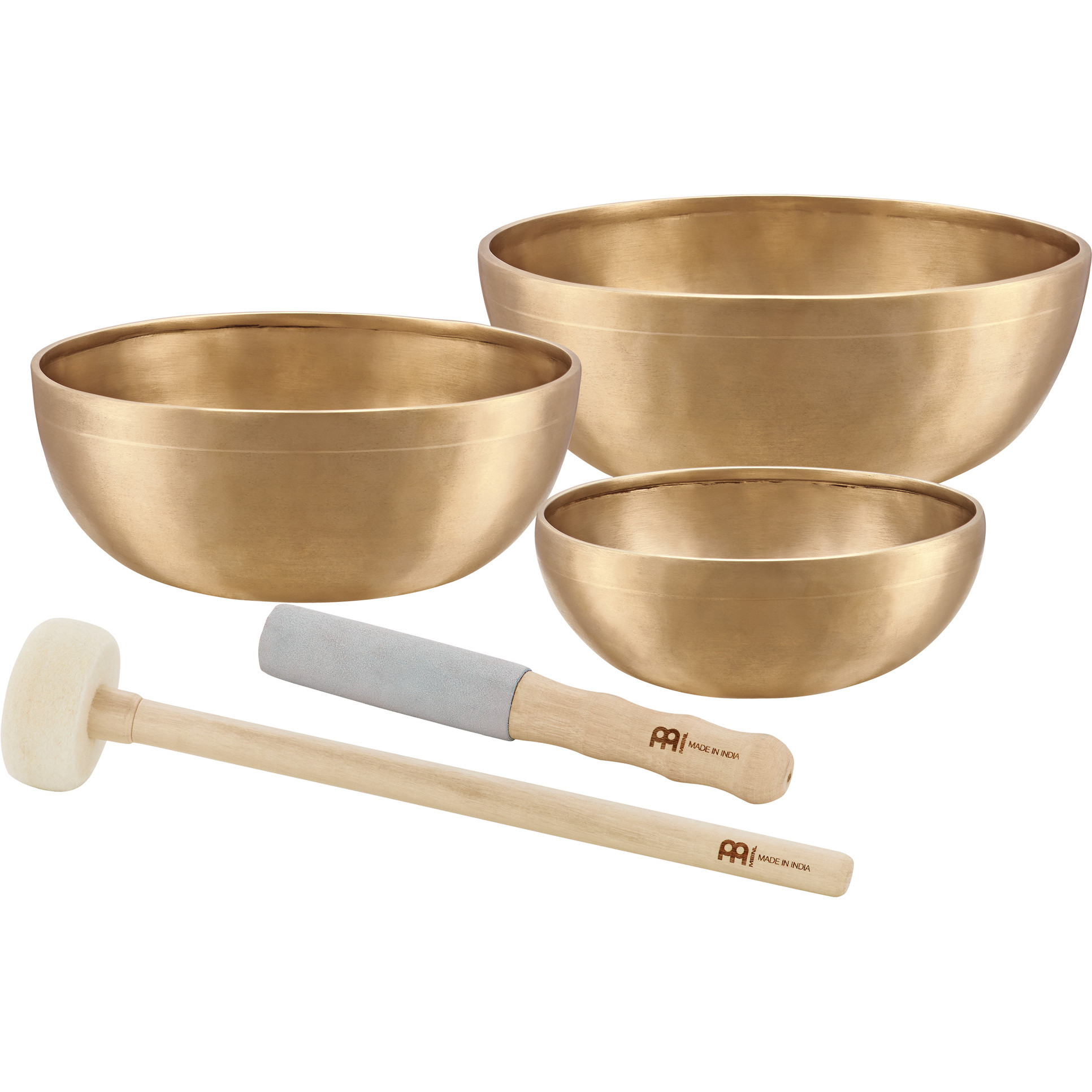 Meinl Sonic Energy 3-teiliges Energy Therapy Series Singing Bowl Set - 700/1000/1400g (SB-E-3100)