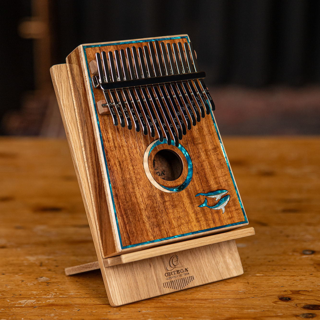 ORTEGA 30th Anniversary Series Acoustic Kalimba
 (OKB30TH-BW)