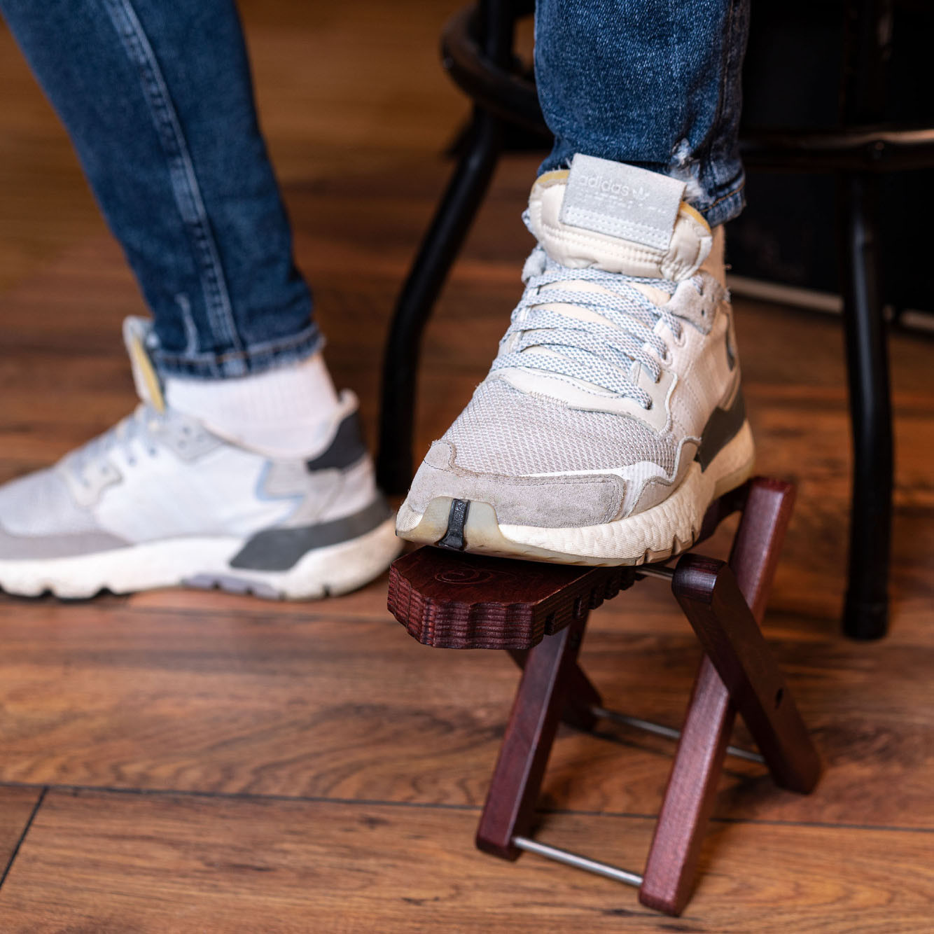 ORTEGA Foot-Stool - Wine-Red (OWFS-1WR)