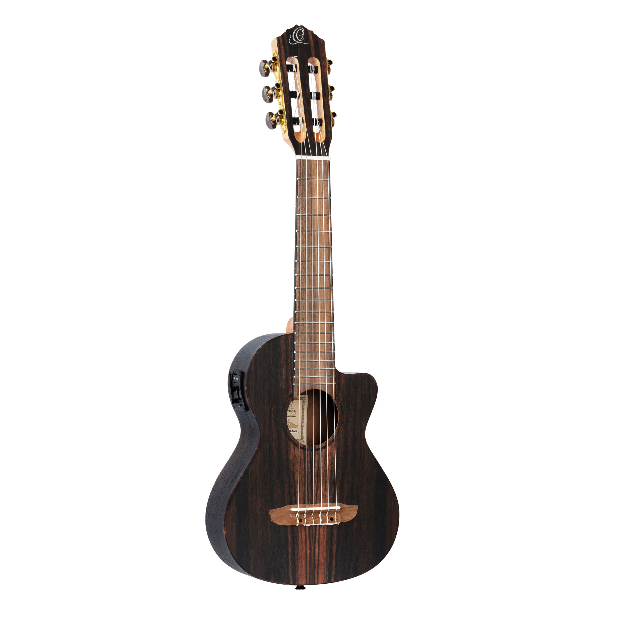 ORTEGA Mini Travel Series 1/8 Gitarre 6-String - Natur (1B-RGL5EB-CE)