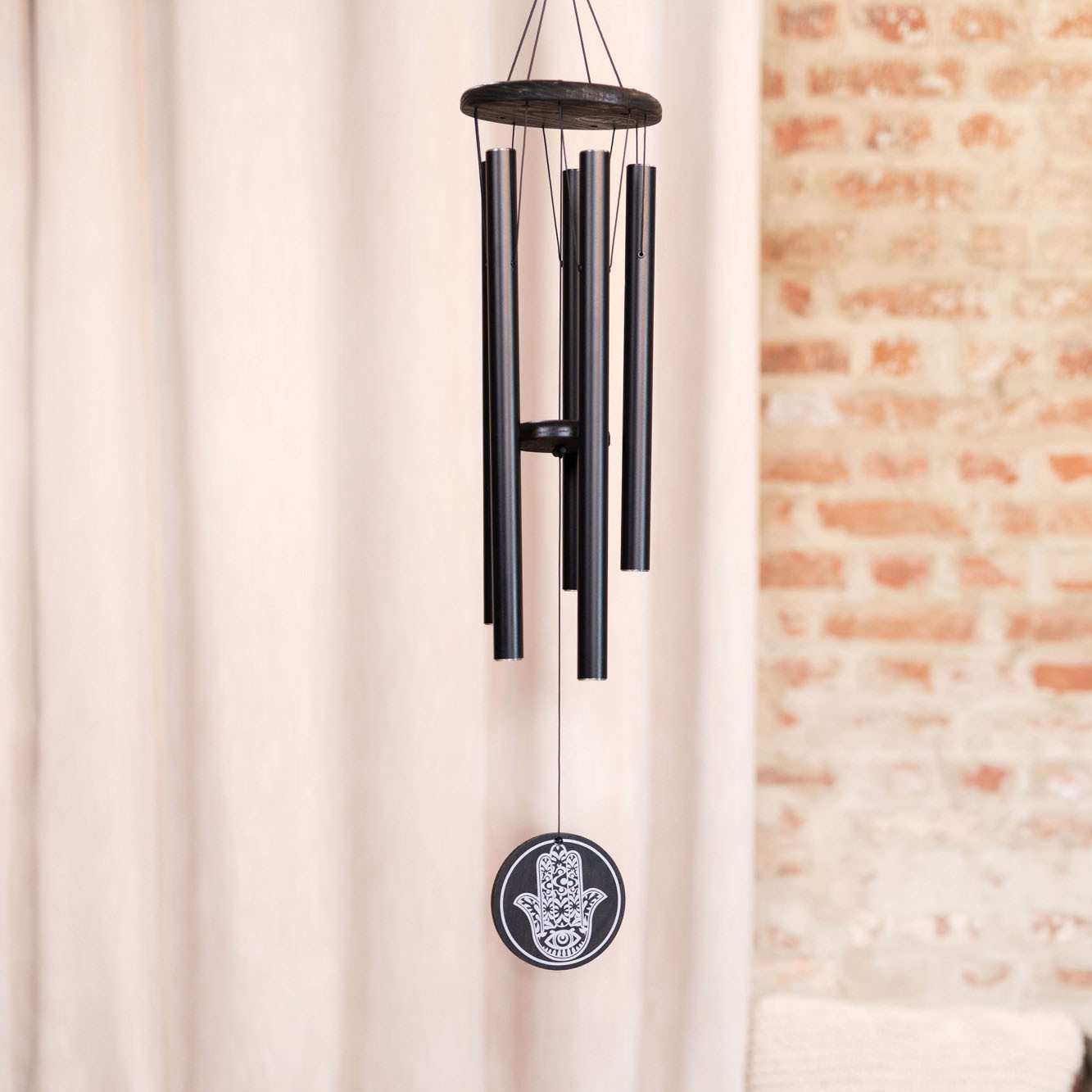 Meinl Sonic Energy Hamsa Meditation Chime 36"/90 cm - 432 Hz - Black (HMC36BK)