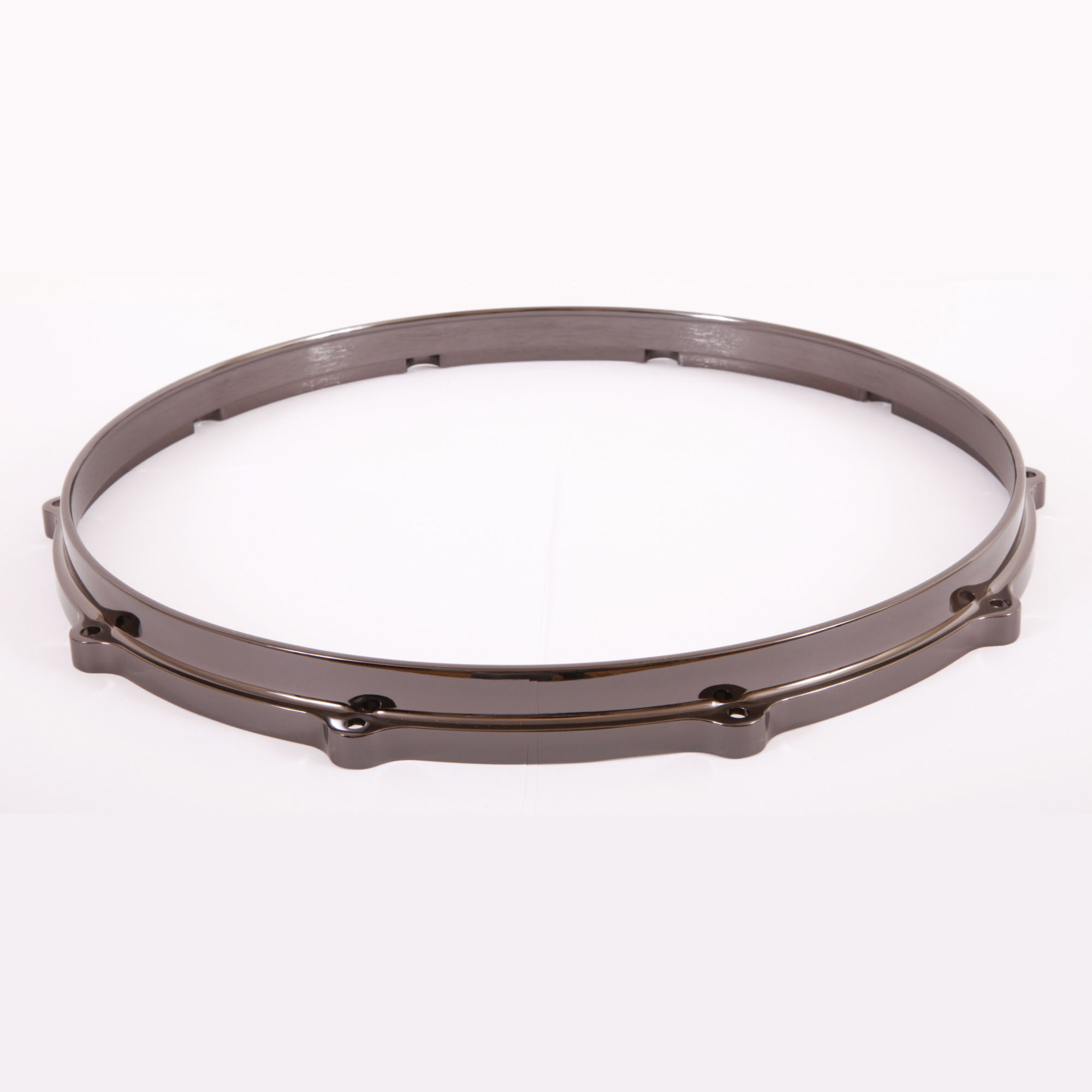 TAMA Die-Cast Hoop 14" 10-Hole - Black Nickel Batter Side (MDH14-10BN)