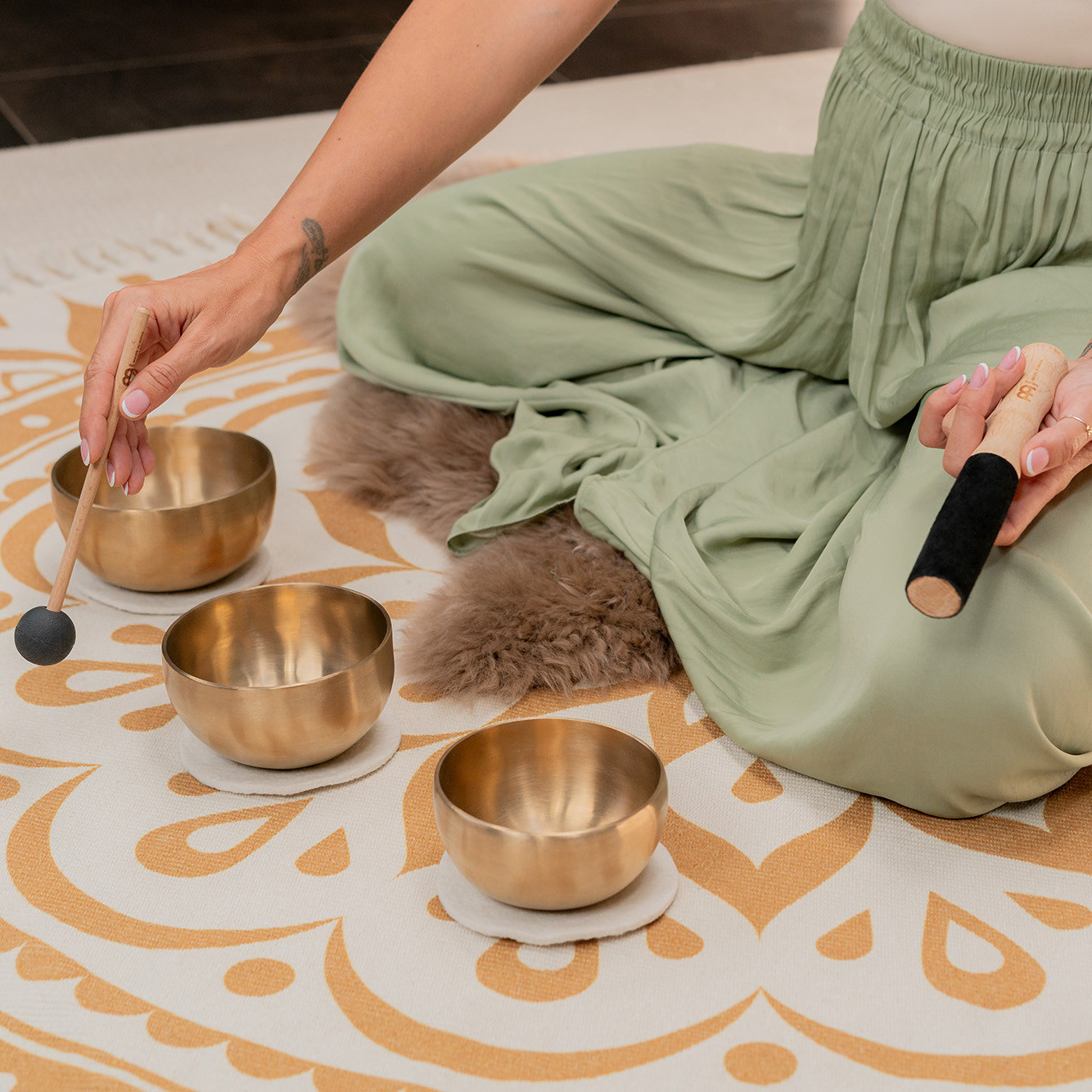 Meinl Sonic Energy Yoga Nidra Singing Bowl Set - 3 teilig (SB-Y1)