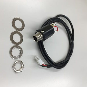 IBANEZ Klinkenbuchse für AEQ-2T 6,3 mm Stereo - chrom (5EJ3Q)