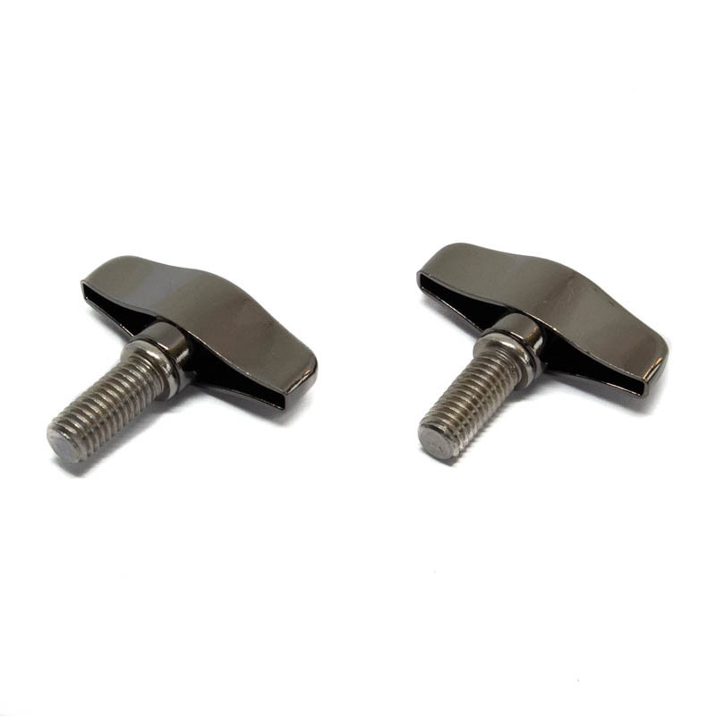 TAMA T-BOLT (M8X18MM) 2 PCS BLACK NICKEL (TS818DBNP)