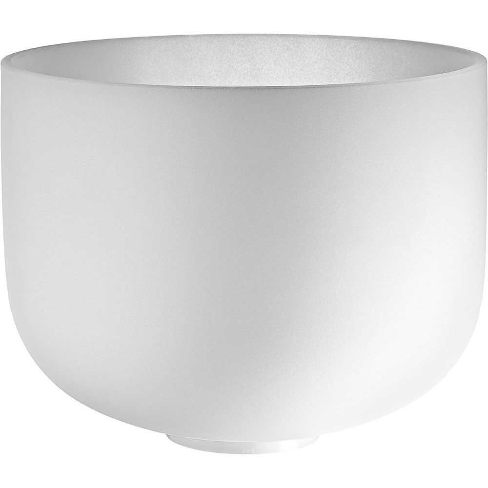Meinl Sonic Energy 12" white-frosted Crystal Singing Bowl C4, 432 Hz, Root Chakra (CSB12C)