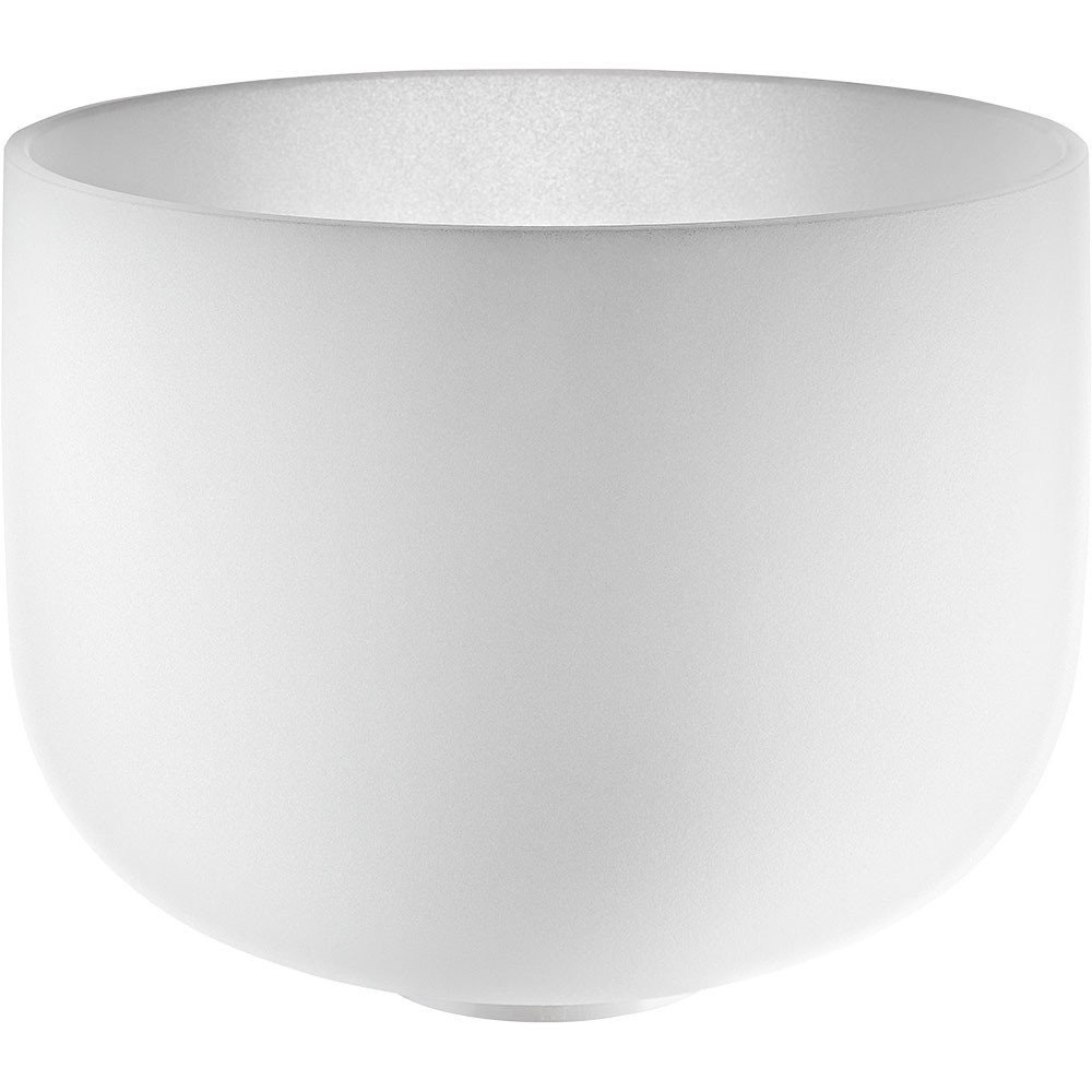 Meinl Sonic Energy 9" white-frosted Crystal Singing Bowl A4, 432 Hz, Stirnchakra (CSB9A)