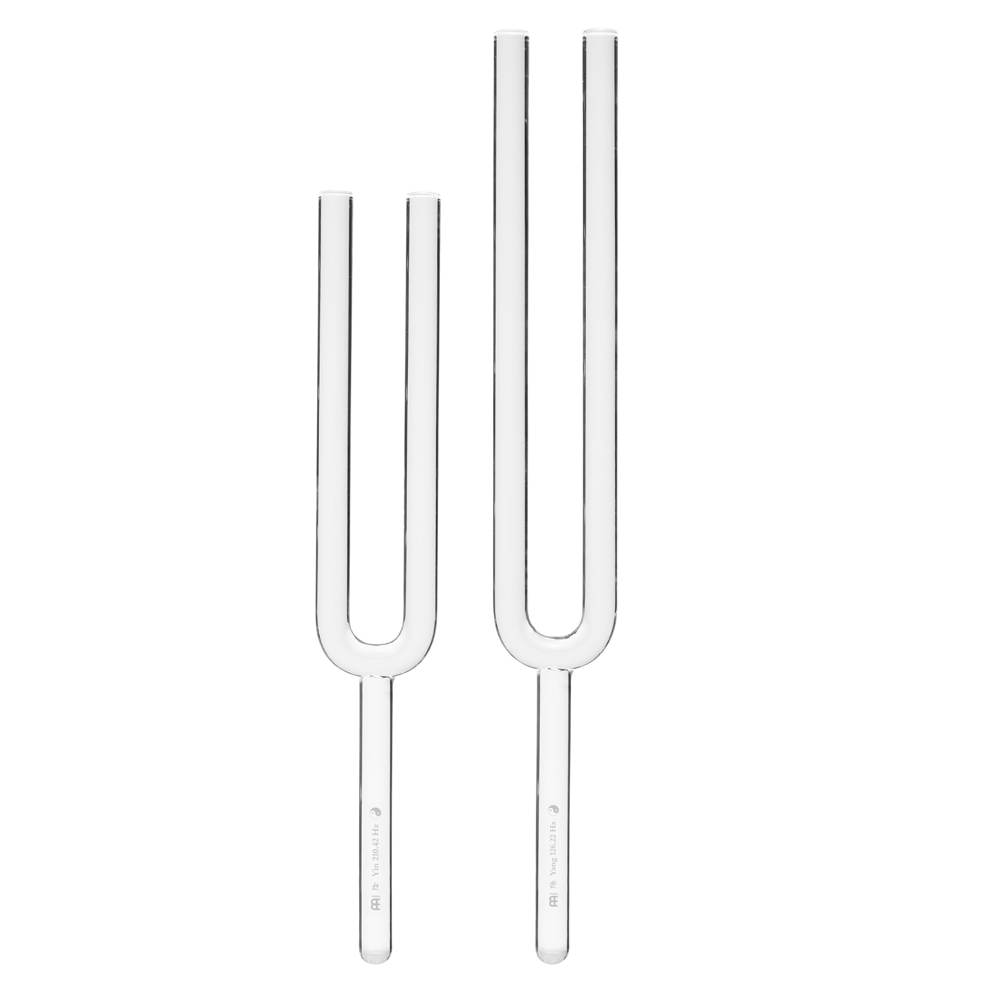 Meinl Sonic Energy 2-piece TCM Crystal Tuning Fork Set - Yin & Yang (TCMCTFSET)