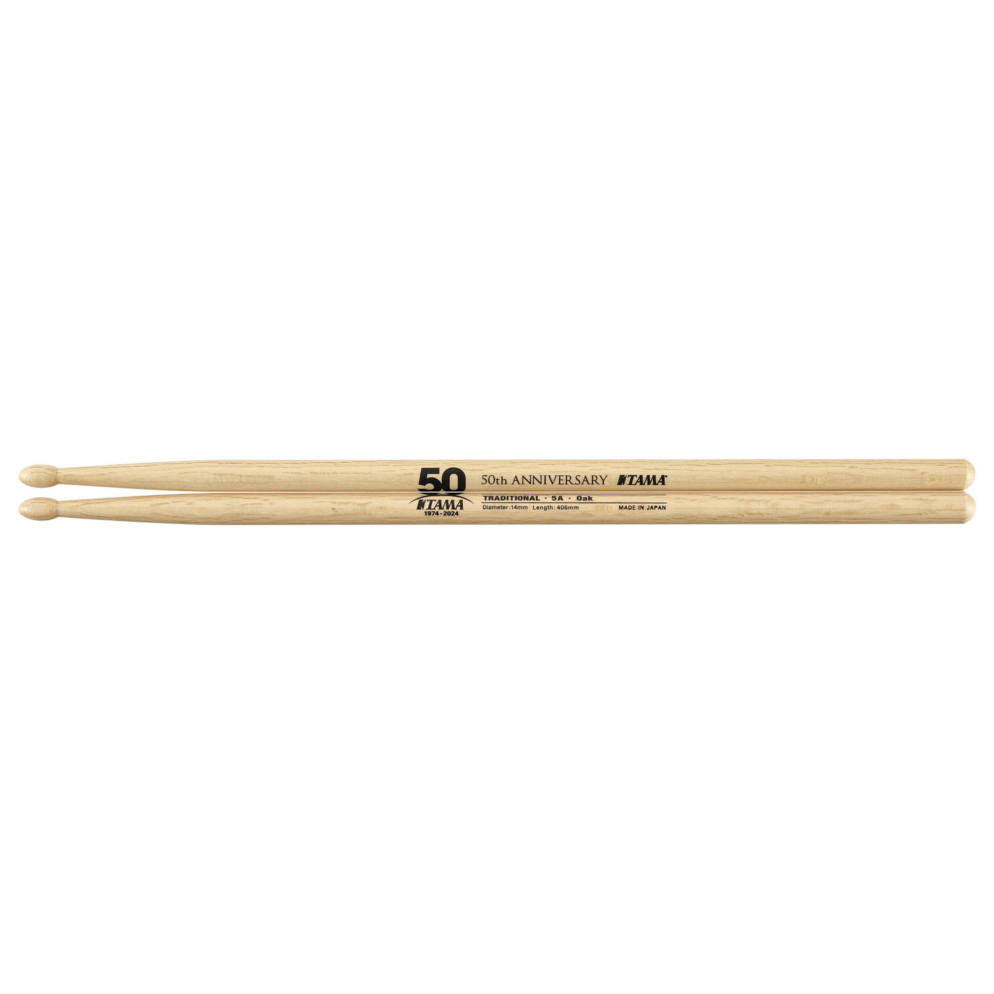 TAMA 50th Anniversary 5A Drum Sticks - 1 Pair (TAMA-5A-50TH)