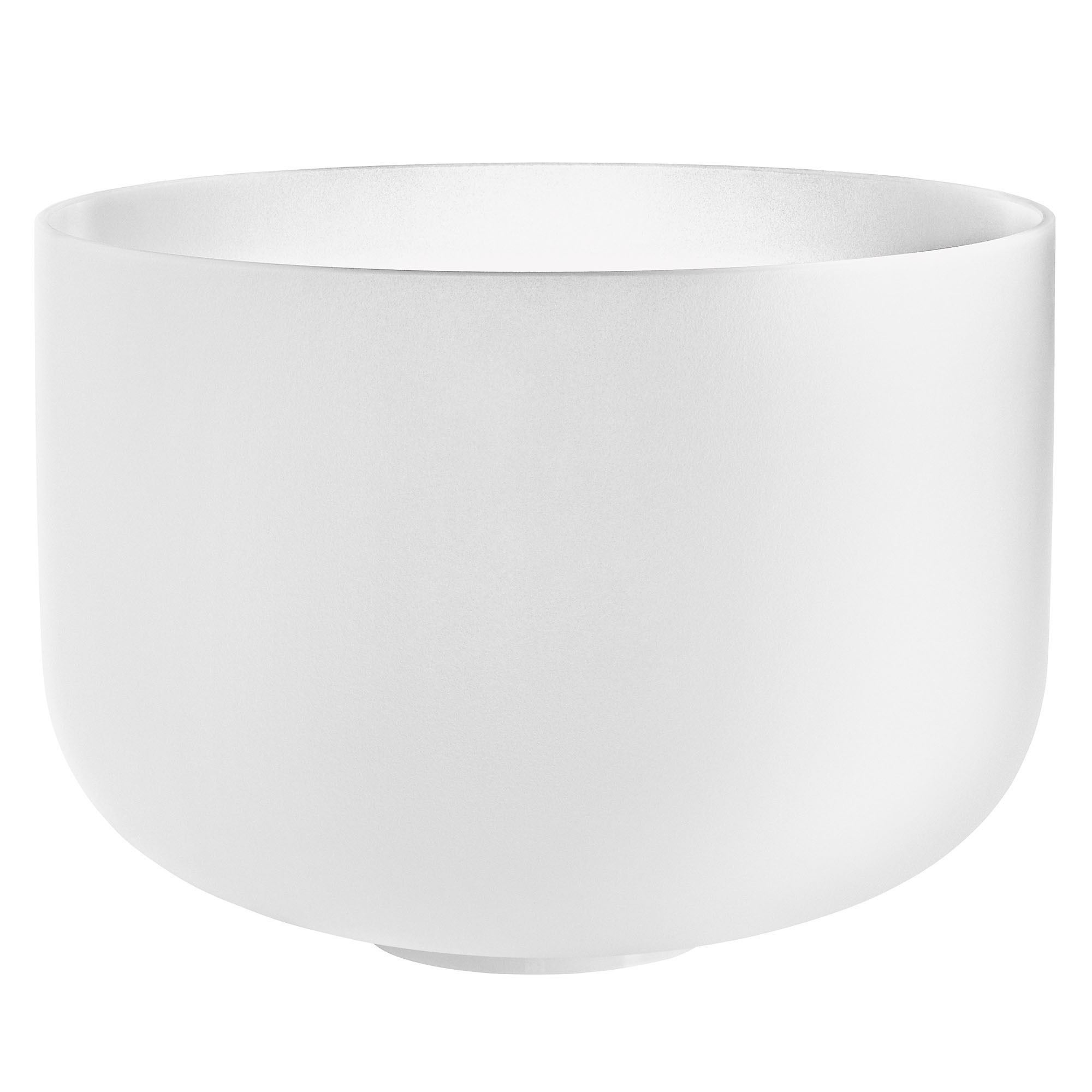 Meinl Sonic Energy 14" white-frosted Crystal Singing Bowl E3, 440 Hz, Solarplexuschakra  (CSBM14E3)