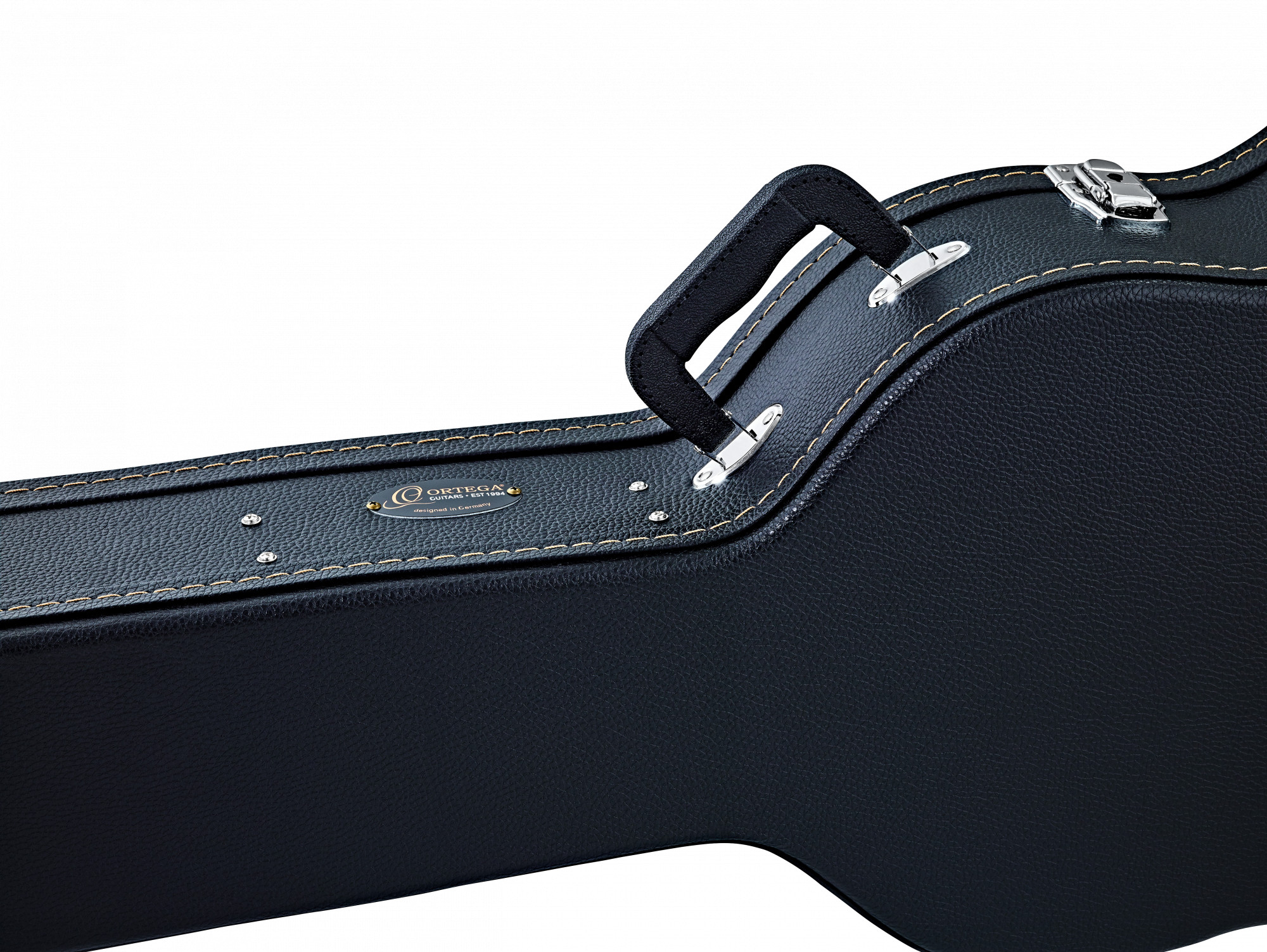 ORTEGA Economy Classical-Guitar-Thinline-Hardcase - Black (OCCSTD-T)