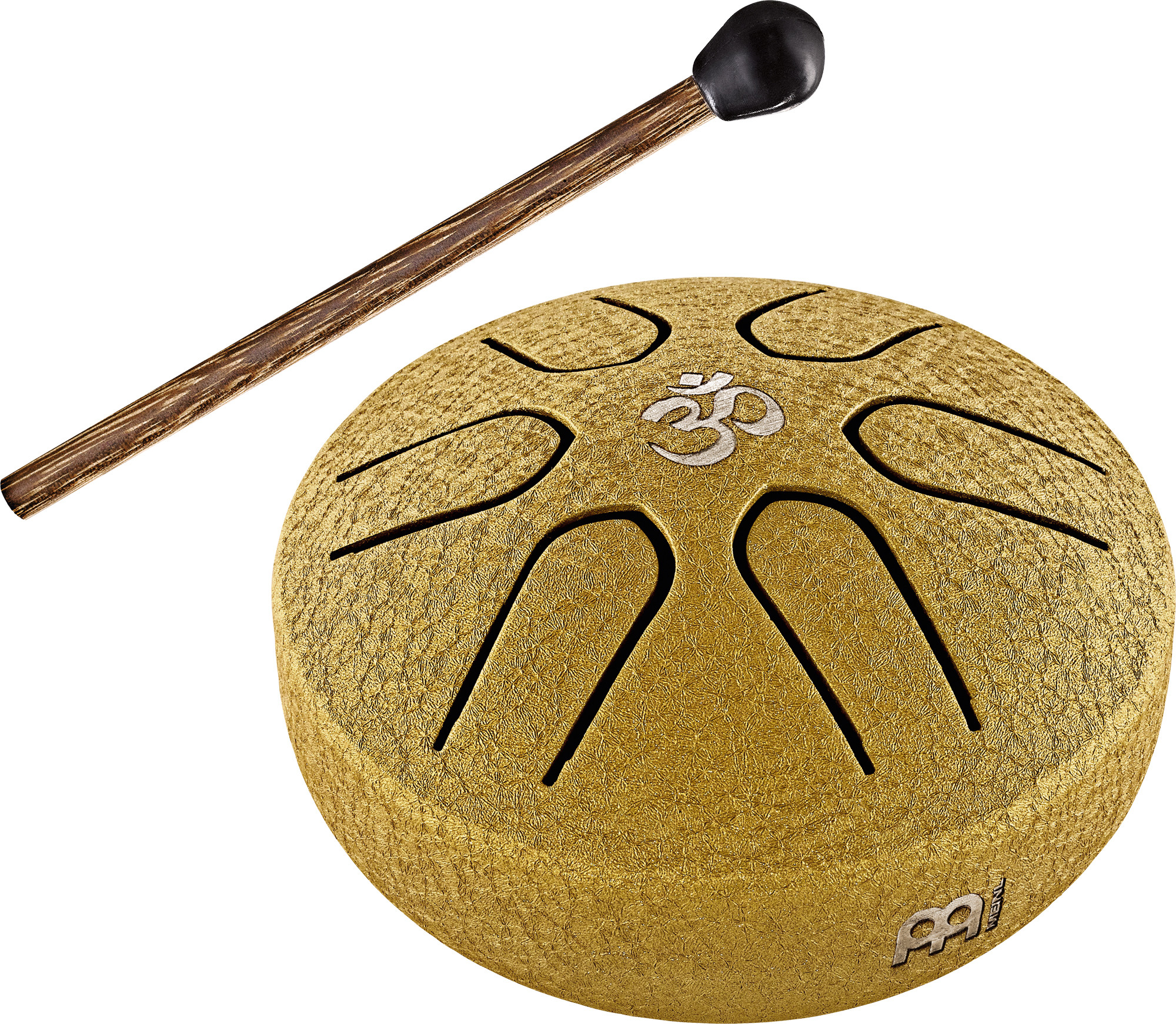 Meinl Sonic Energy 3" Pocket Steel Tongue Drum, A Dur, 6 Töne, 440 Hz, Om, Gold (PSTD3GOM)