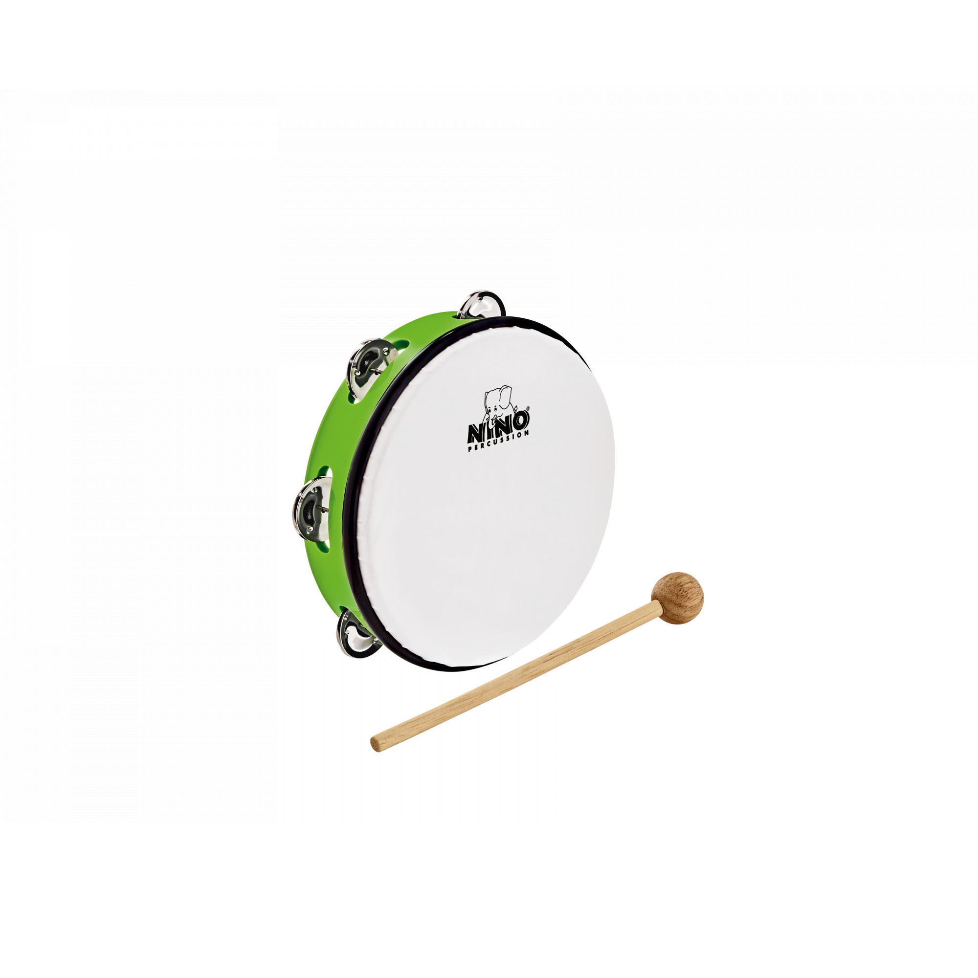 NINO Percussion Molded ABS Tambourine - 8" (NINO51GG)