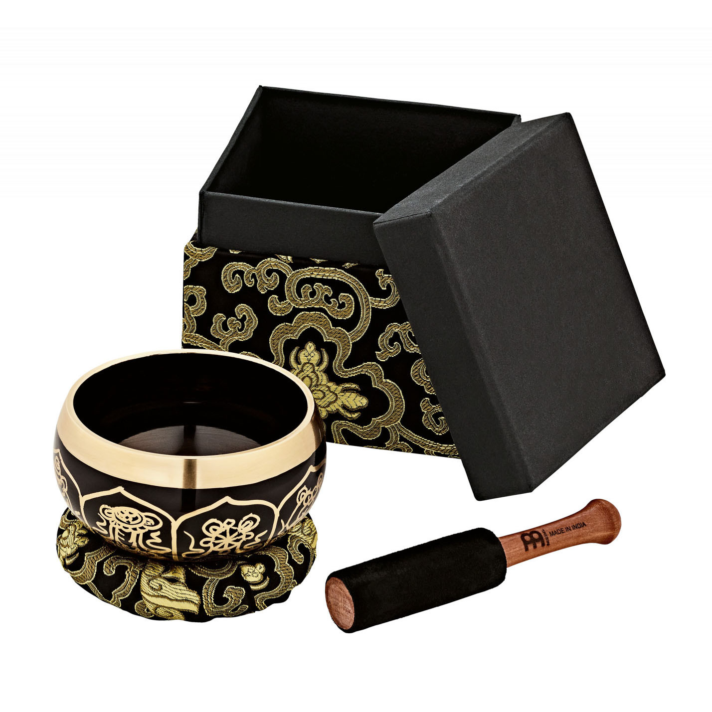 Meinl Sonic Energy Ornamental Series Singing Bowl - 400g - Black (SB-OR-400-BK)