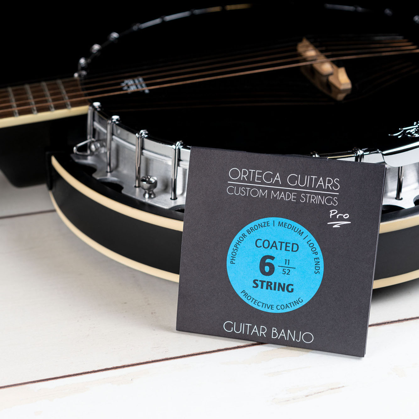 ORTEGA Custom Made Strings Pro - Banjo 6 String (GBJP-6)