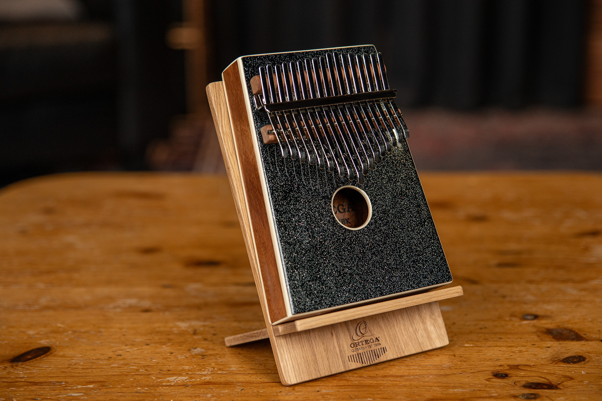 ORTEGA Percussion Series Acoustic Kalimba
 (OKB4-MBK)