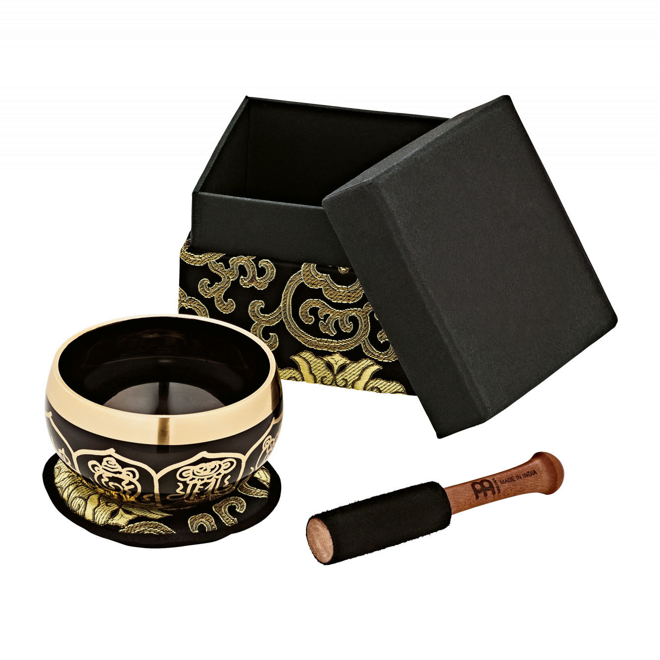 Meinl Sonic Energy Ornamental Series Singing Bowl - 300g - Black (SB-OR-300-BK)