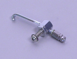 IBANEZ Banjo tension hook with Lug and Nut - Chrome, B50 (5AHK01N)