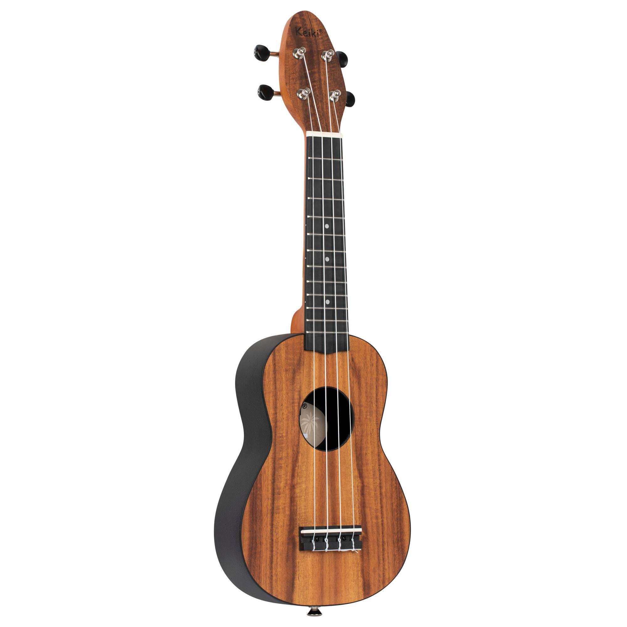 KEIKI K3 Serie Sopran Ukulele Set - Acacia Natural / ABS (K3-ACA)