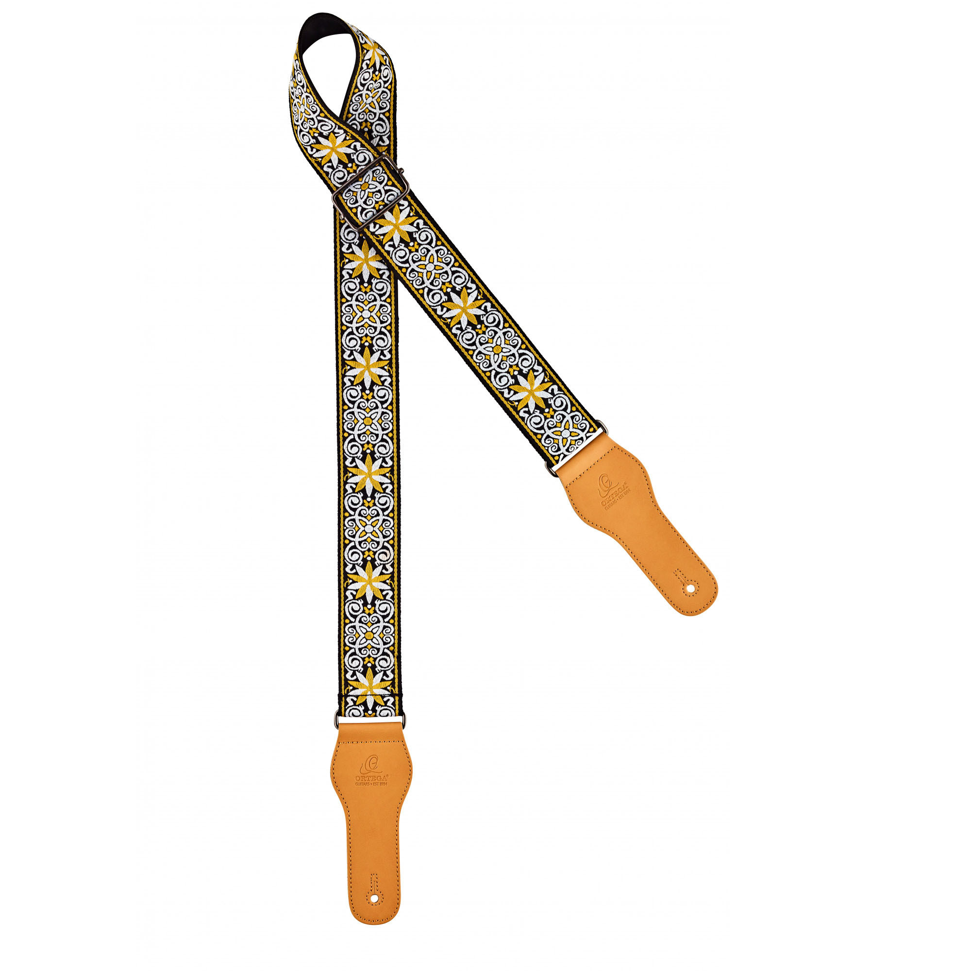 ORTEGA Creative Series Guitar Cotton Strap - Classic Yellow (OCS-560)