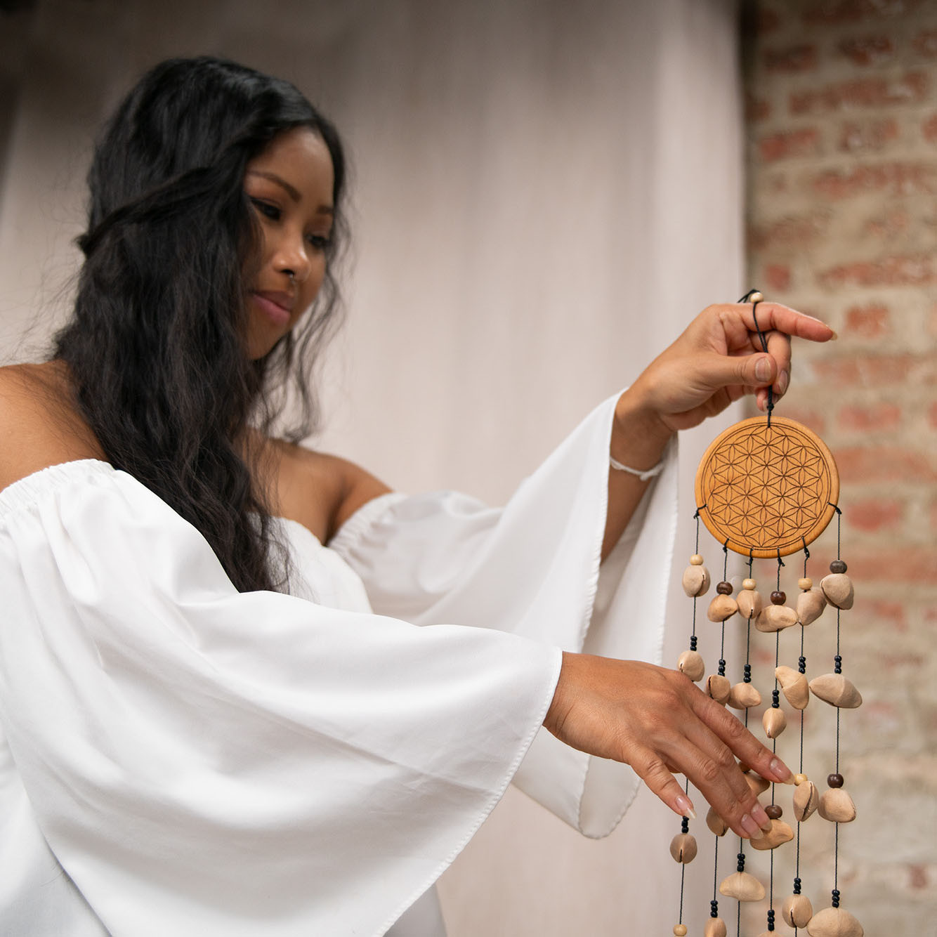 Meinl Sonic Energy Flower of Life Kenari Chimes Small - 6 Schnüre
 (SKFOLS)