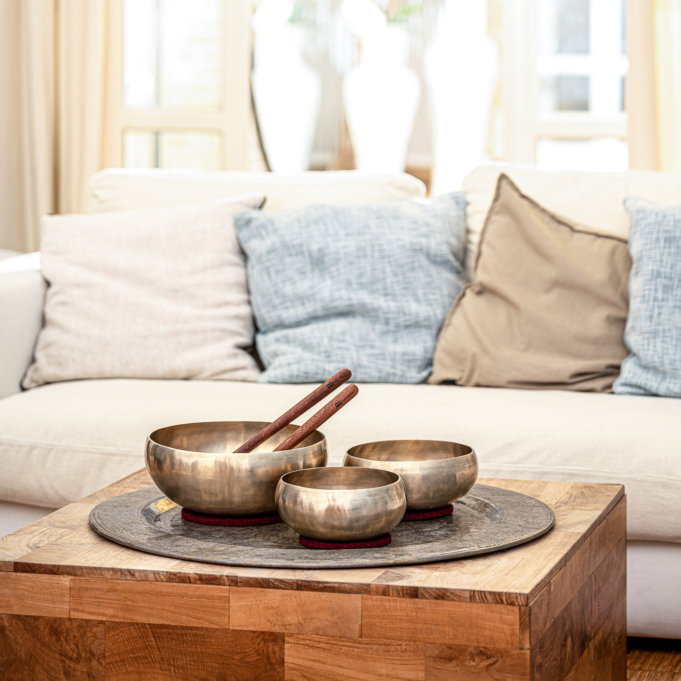 Meinl Sonic Energy 3-piece Cosmos Series Singing Bowl Set - 800/1000/2000g (SB-C-3800)