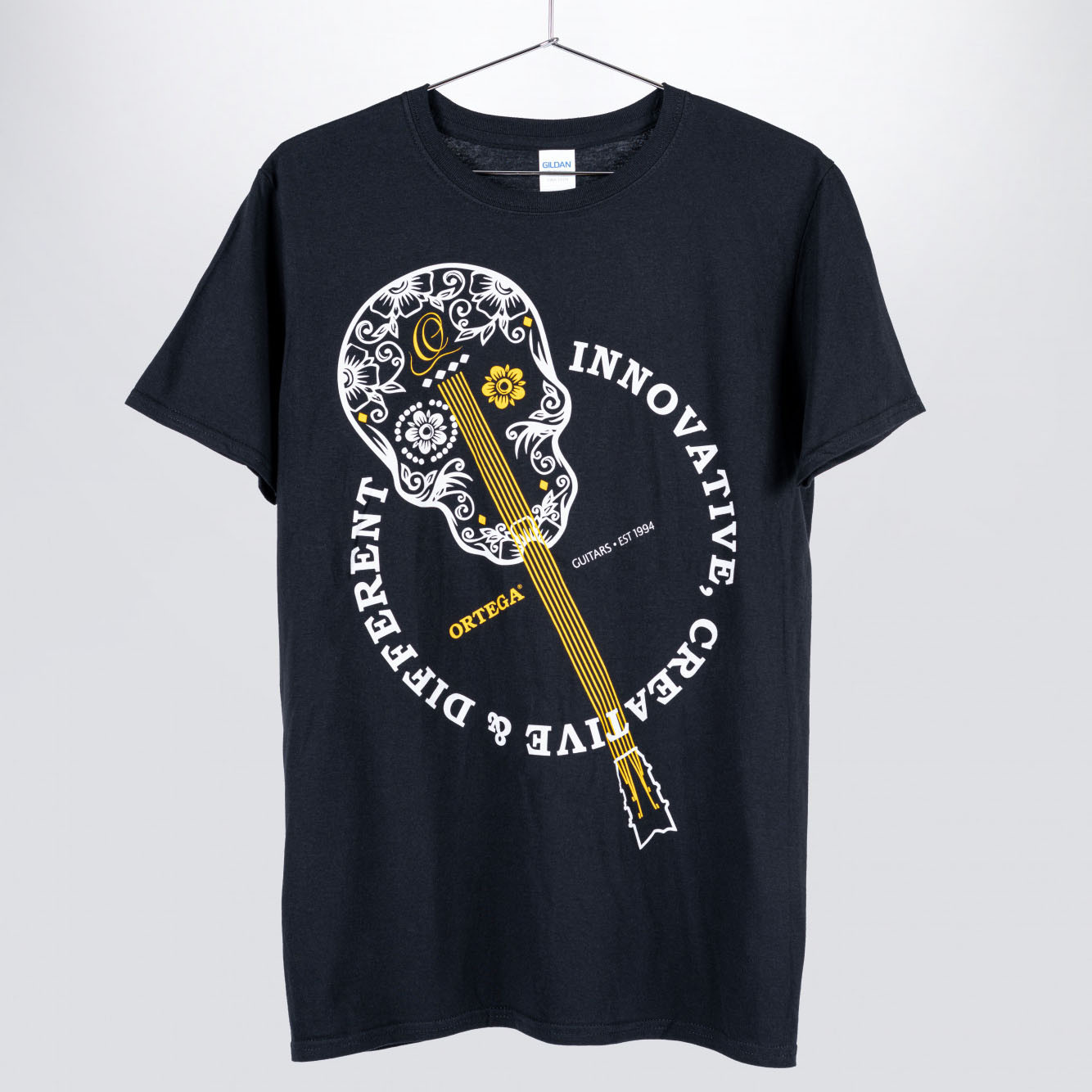 ORTEGA T-Shirt "Skull" - Black (OSKULL-BK-M)