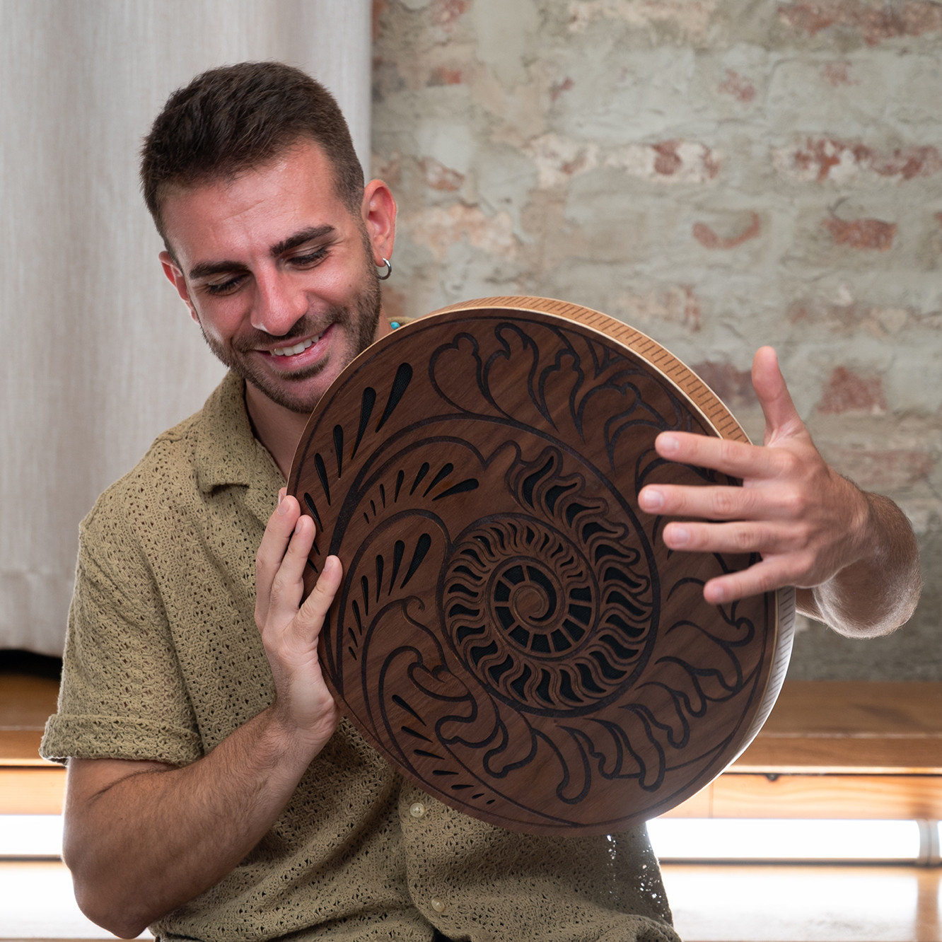 Meinl Sonic Energy Rain Disk 15" - Ozean-Klang - Fibonacci-inspirierte Gravur (RDO15F)