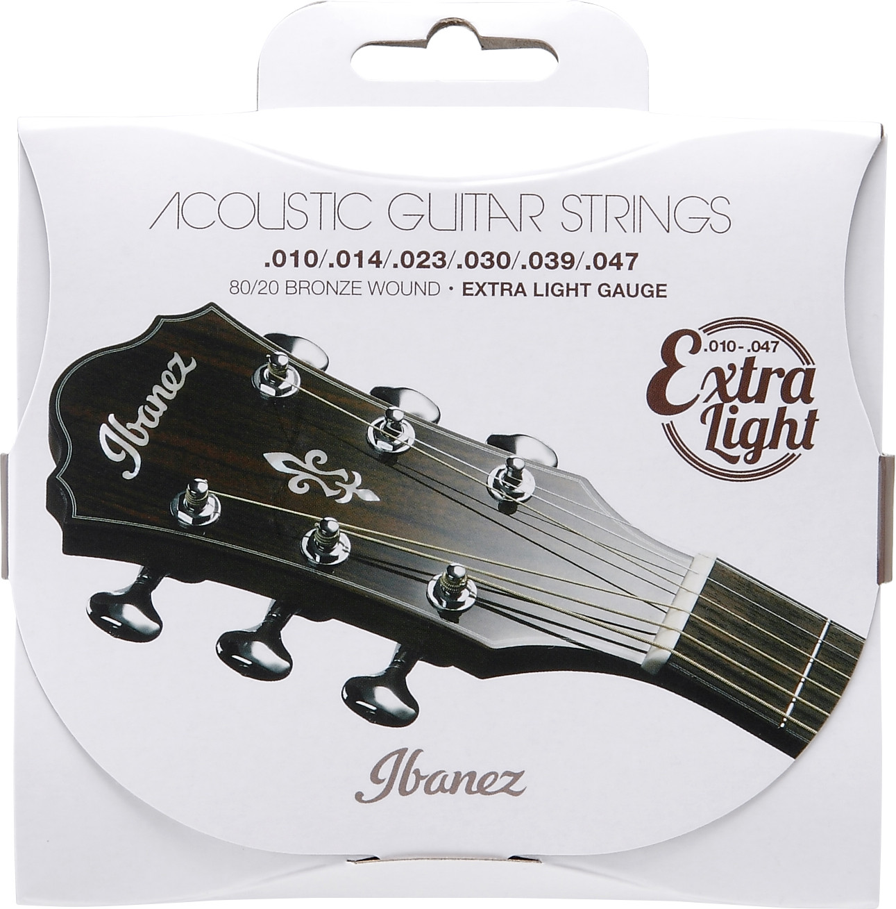 IBANEZ Saiten Set für 6 String Akustikgitarre - Extra Light (IACS61C)