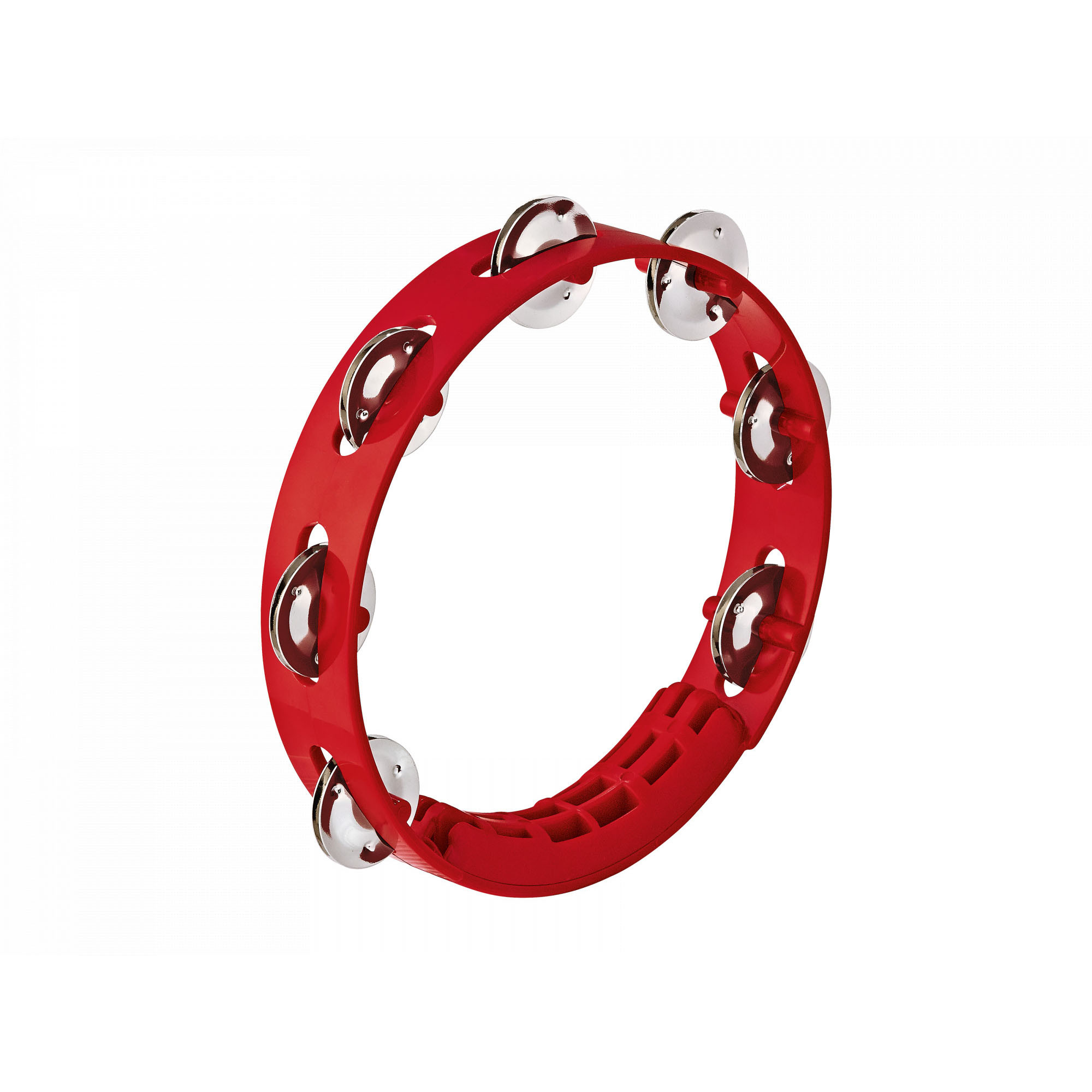 NINO Percussion Compact Molded ABS Tambourine - 8" (NINO49R)
