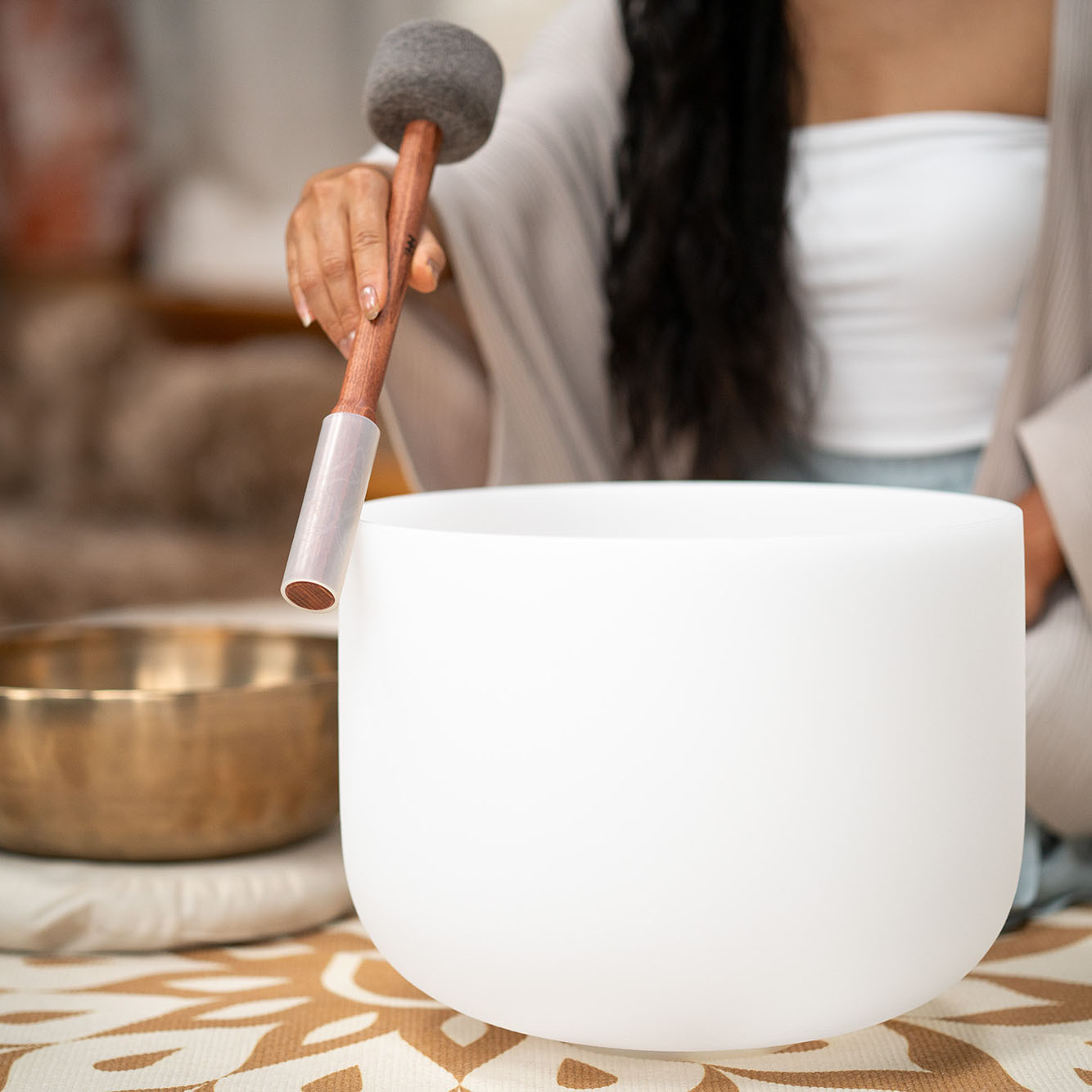 MEINL Sonic Energy Sound Bath Double Mallet - Large (SB-PDM-FS-L)