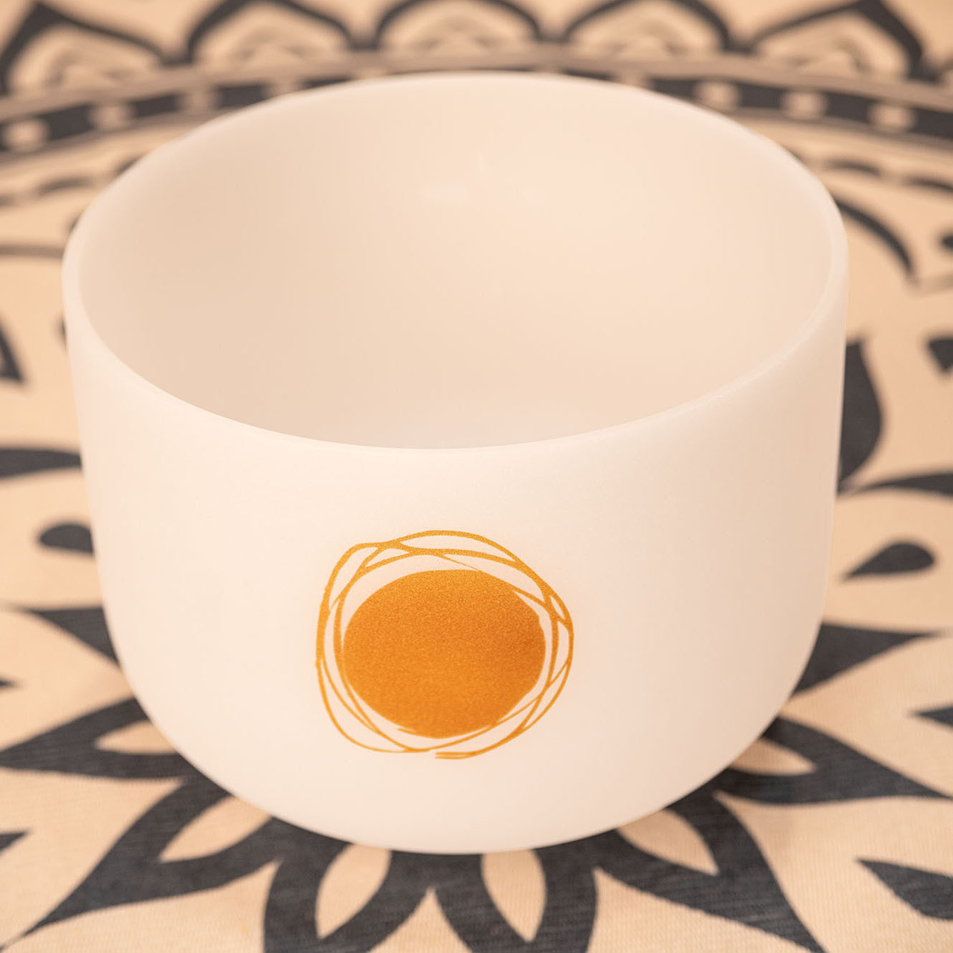 Meinl Sonic Energy 12" Planetary Tuned Crystal Singing Bowl, Schumann Resonance 250.56 Hz (PCSB12SF)