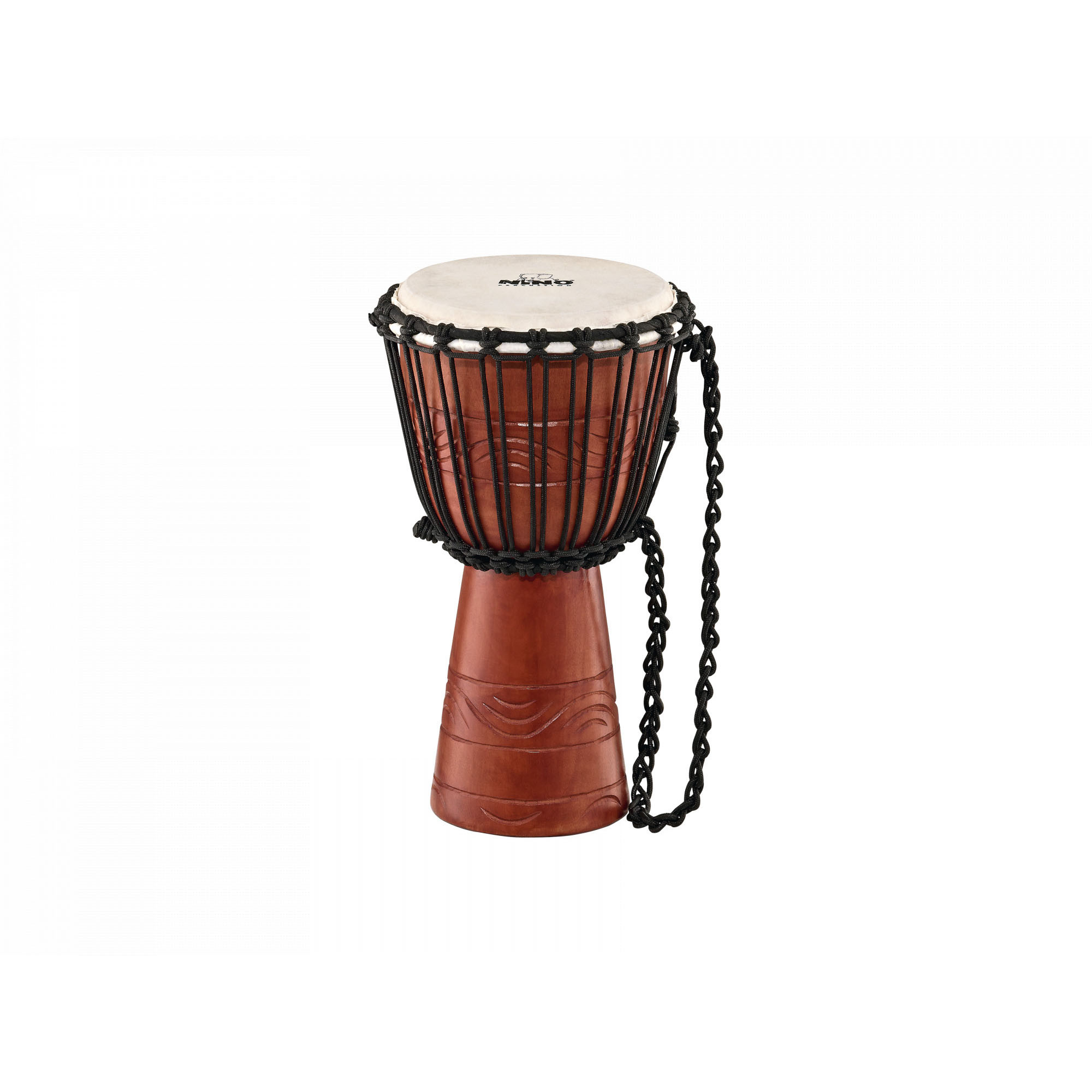 NINO Percussion Water Rythm Series Original African Style Rope Tuned Wood Djembe - 8" (NINO-ADJ2-S)