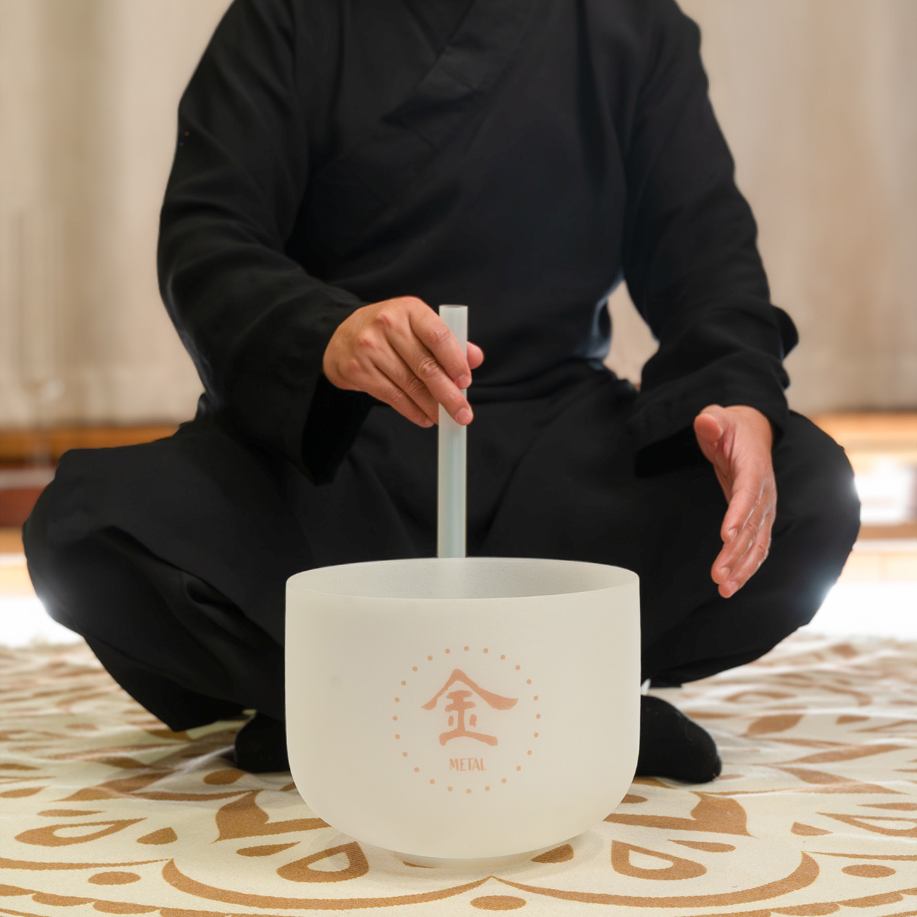 Meinl Sonic Energy 8" TCM Crystal Singing Bowl, Wasser 432 Hz (TCMCSB8-WT)