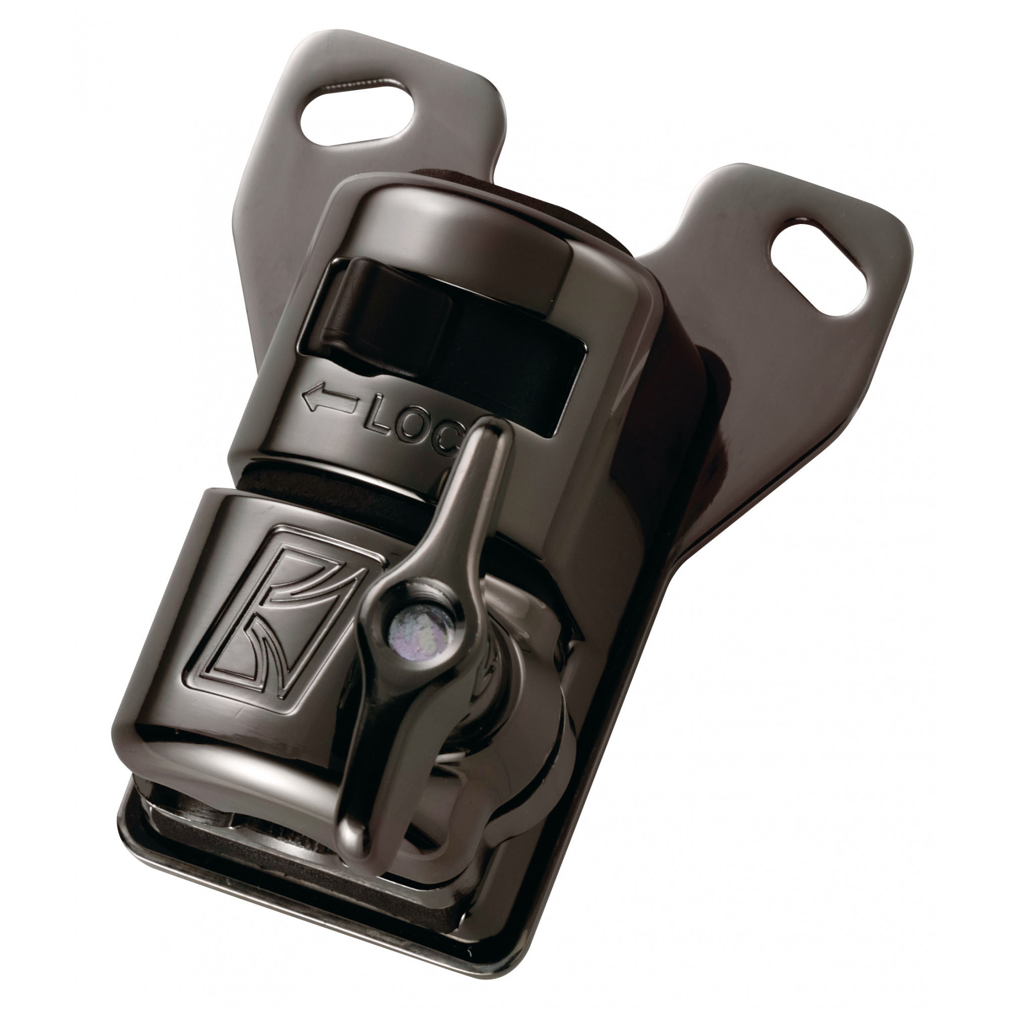 Tama Hardware Quick-Lock Tom Bracket for Aluminum Star-Cast Mounting System - Upgrade Pack - Black Nickel (MQMP-TBN)