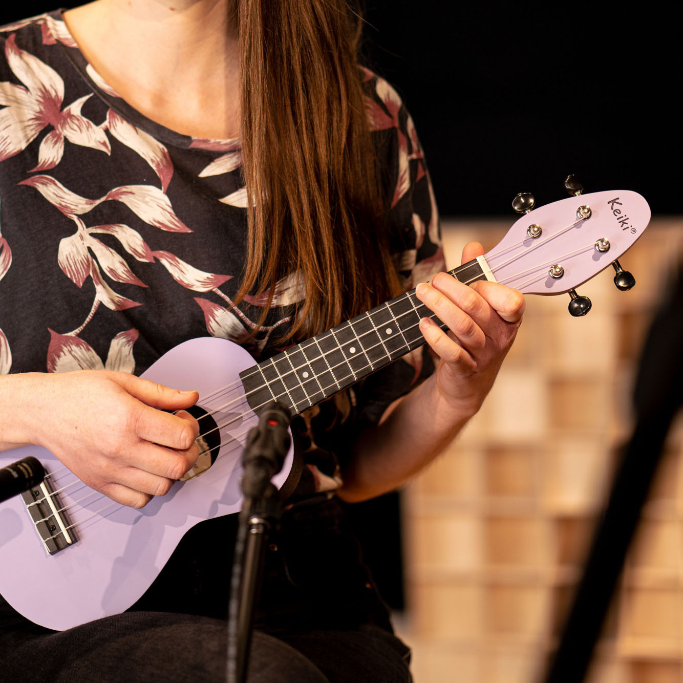 KEIKI K2 Serie Sopran Ukulele Set - Agathis / ABS Lavender Field (K2-LAF)